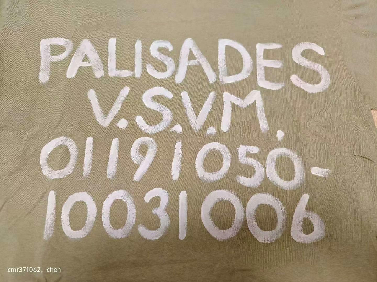 visvim 19ss Jumbo Tee S/S Palisades — front