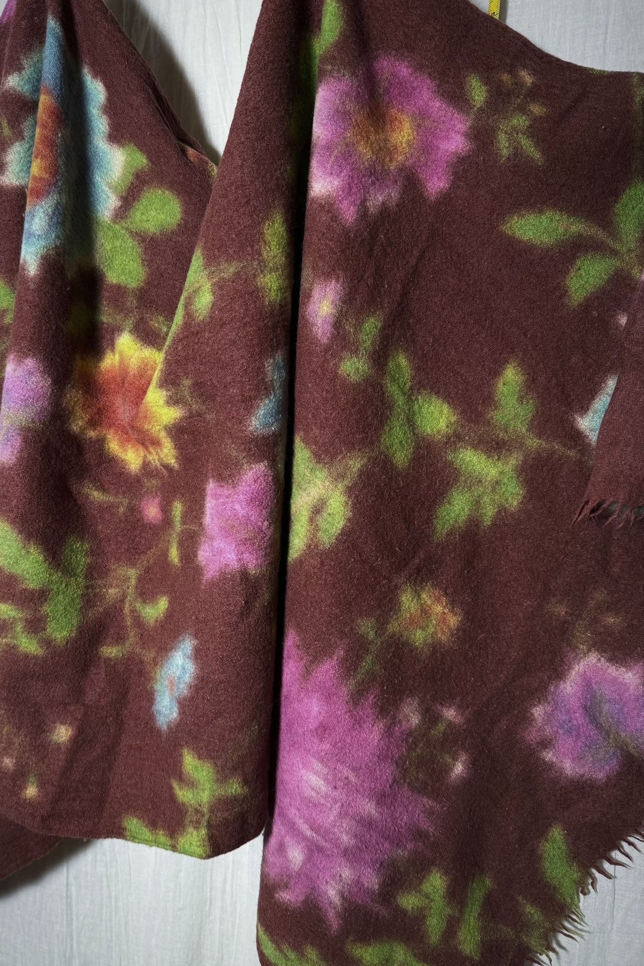 Yohji Yamamoto 03AW Floral Shawl — back