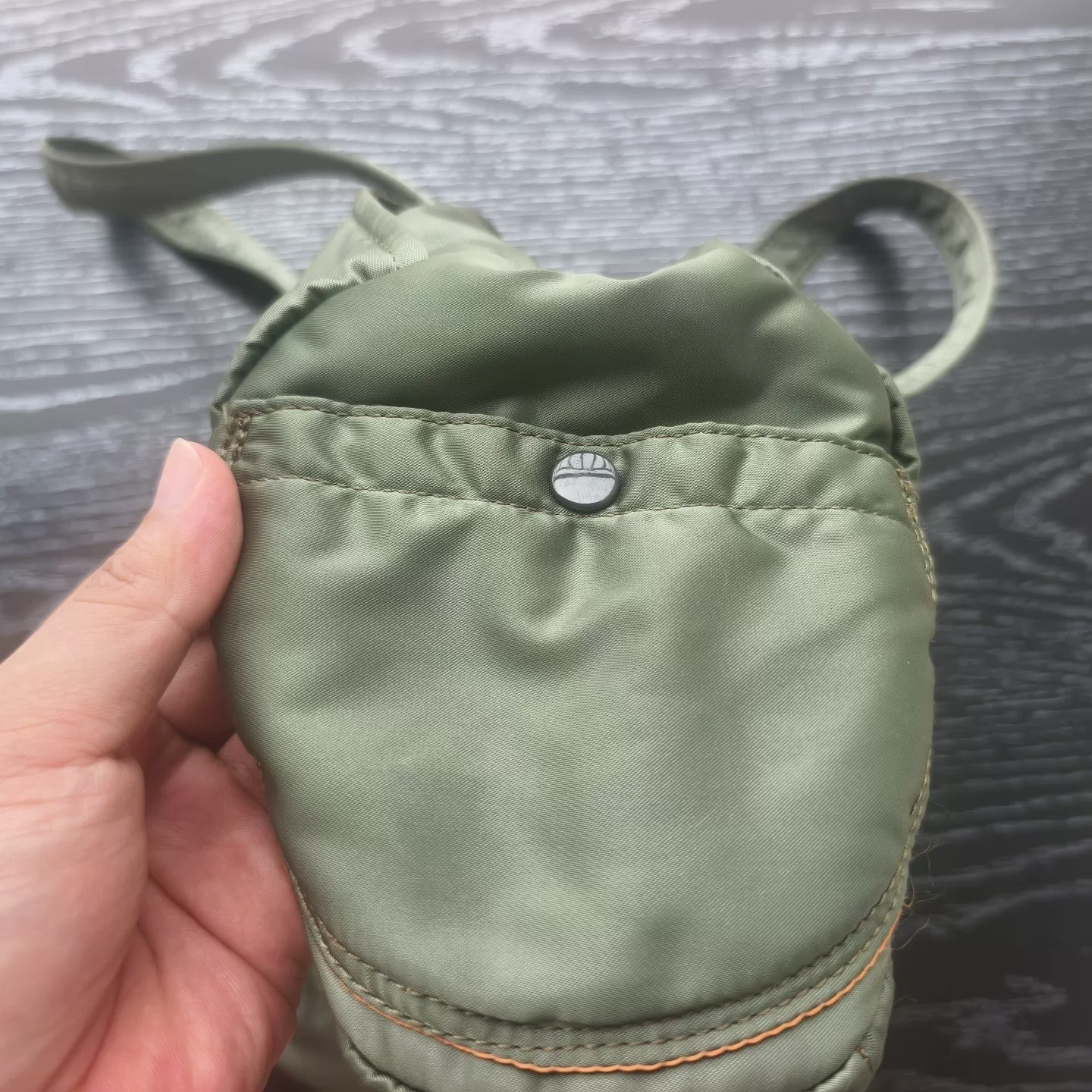 Green Porter Boston Handbag Shoulder Bag — label