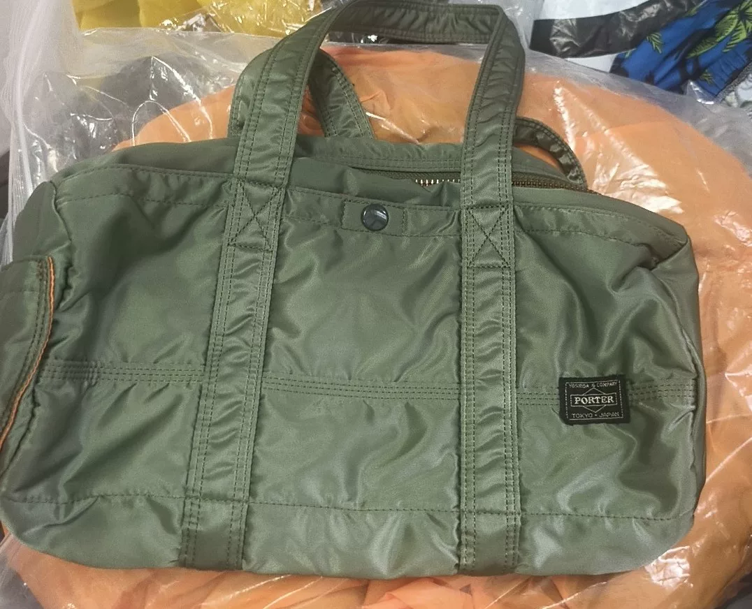 Green Porter Boston Handbag Shoulder Bag