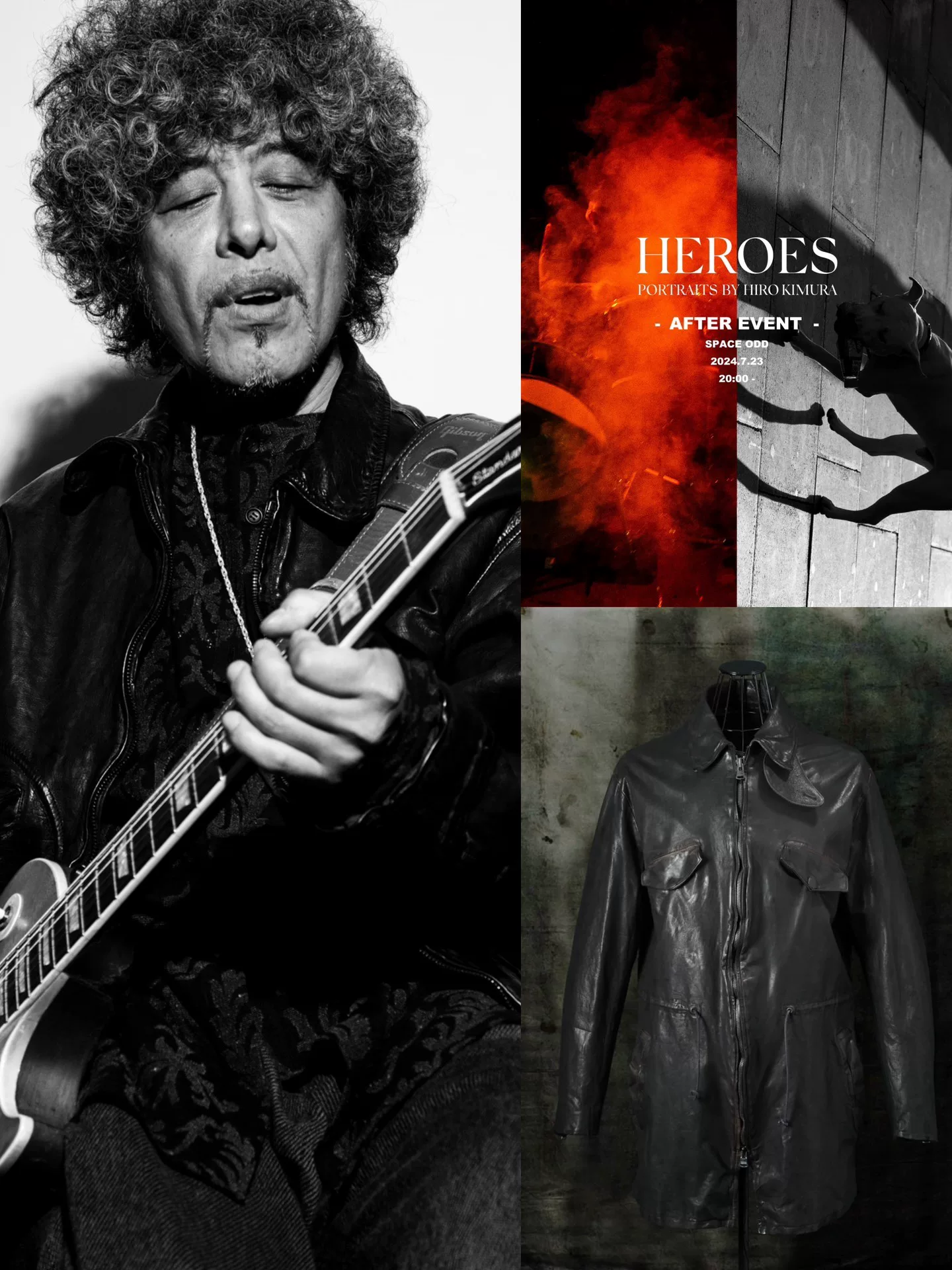 Yohji Yamamoto x ISAMU KATAYAMA Leather Coat