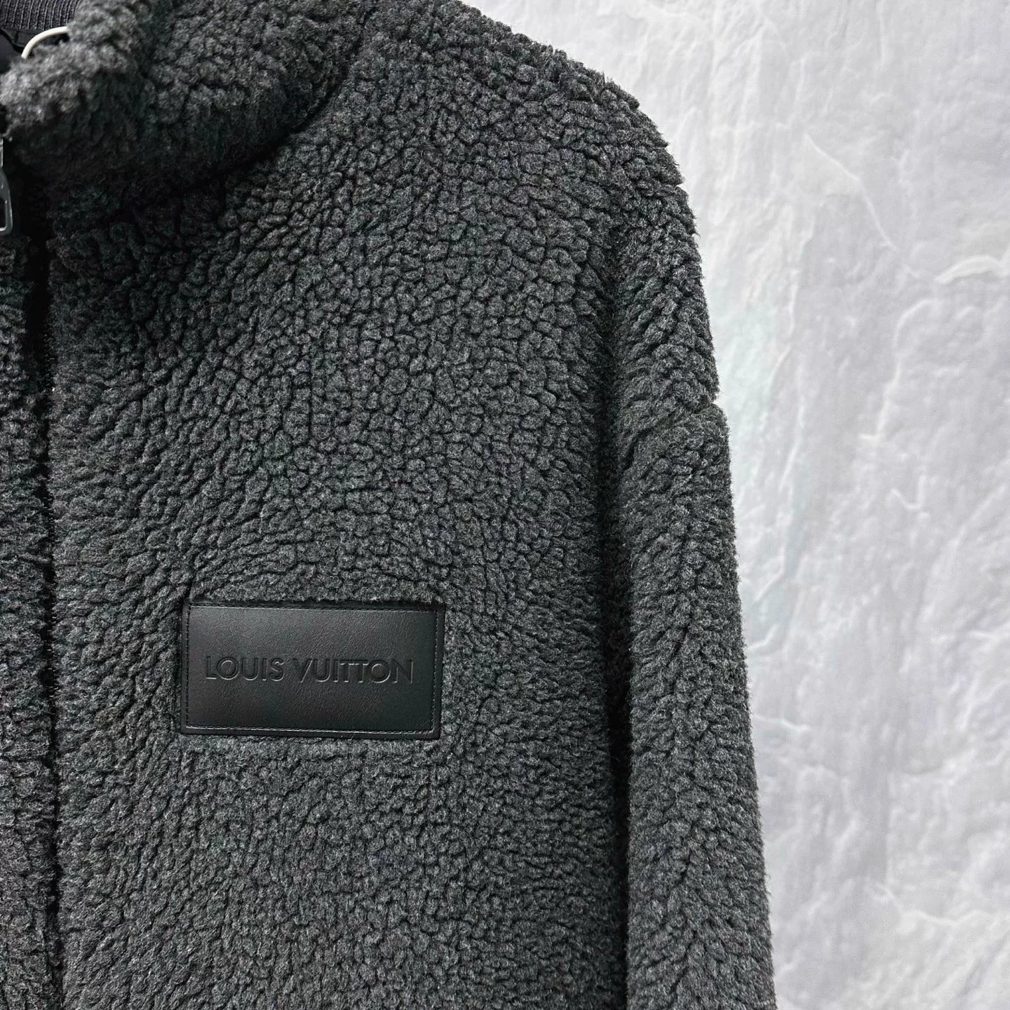 Louis Vuitton SS24 Teddy Zip Jacket — detail