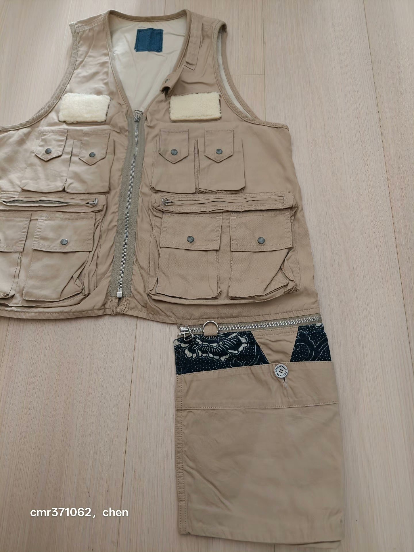 visvim 20 ICT Fisherman Vest — back