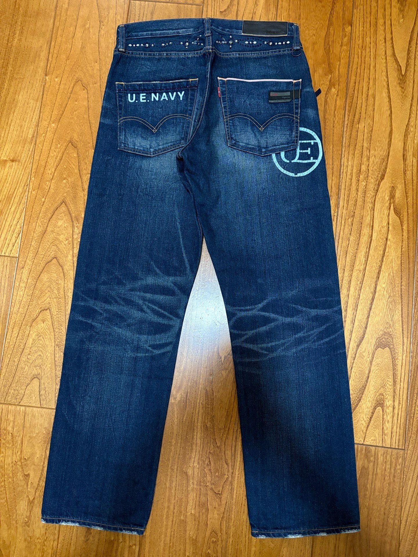 Levi's Fenom X UE DISCO Blue Diamond Jeans — front