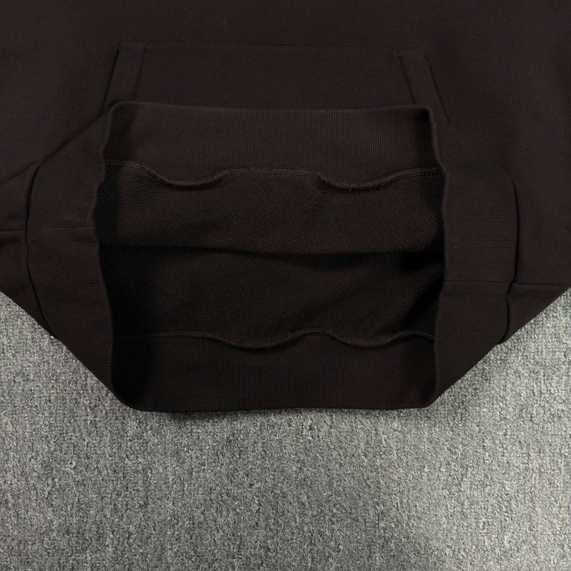 LV Beaded Logo Dark Brown Hoodie — label