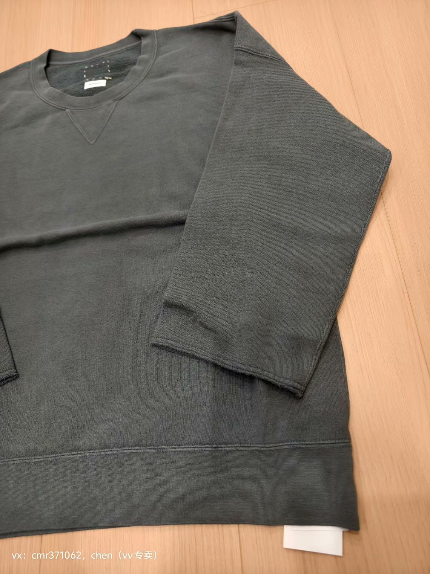 VISVIM 24AW JUMBO SB SWEAT 3/4 — detail