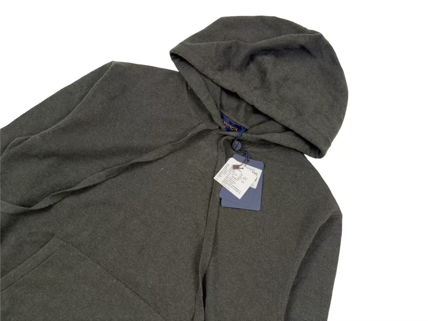 Louis Vuitton LV Dark Green Hoodie — detail
