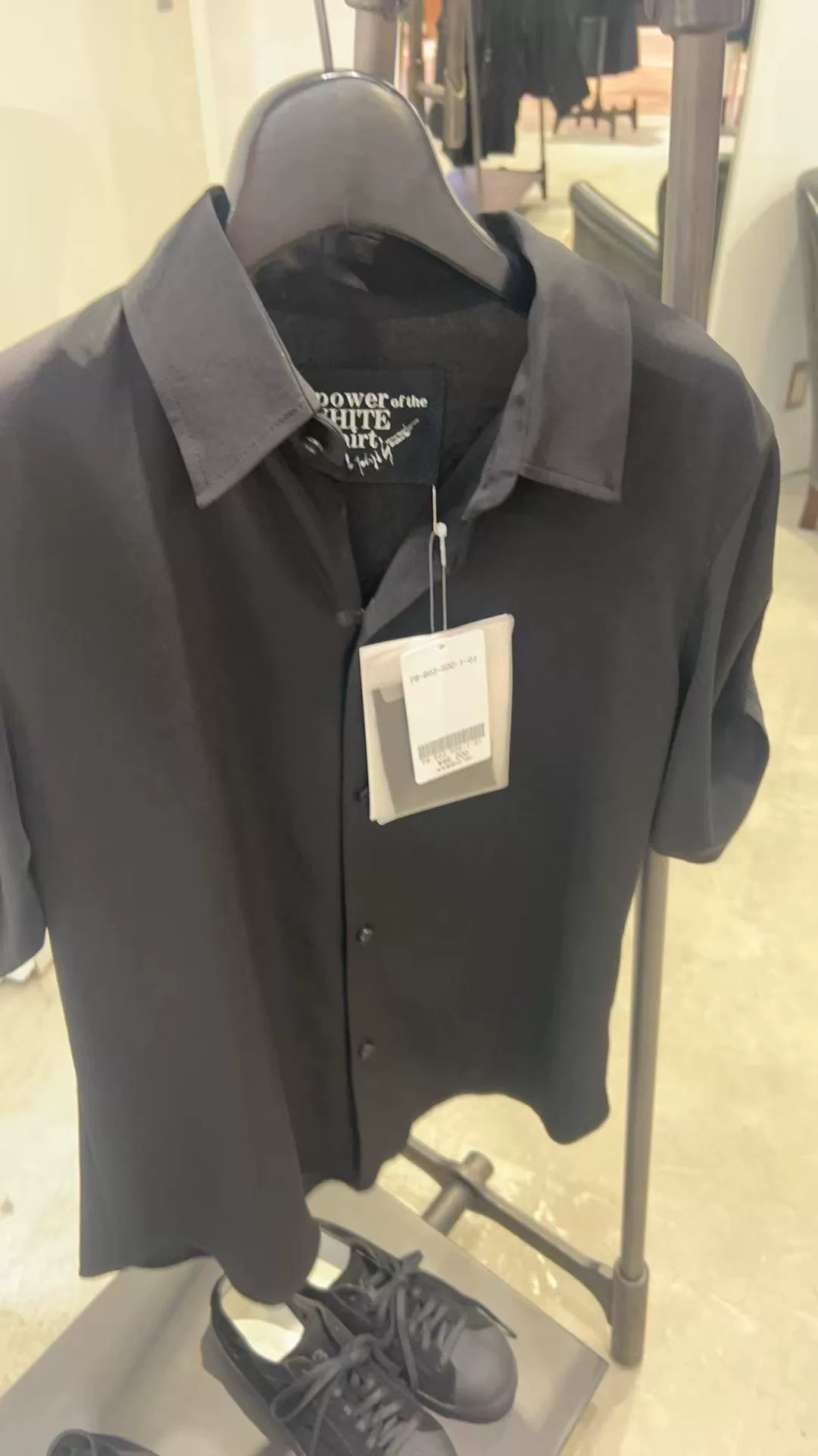 Yohji Yamamoto Triacetate Short-Sleeve Shirt