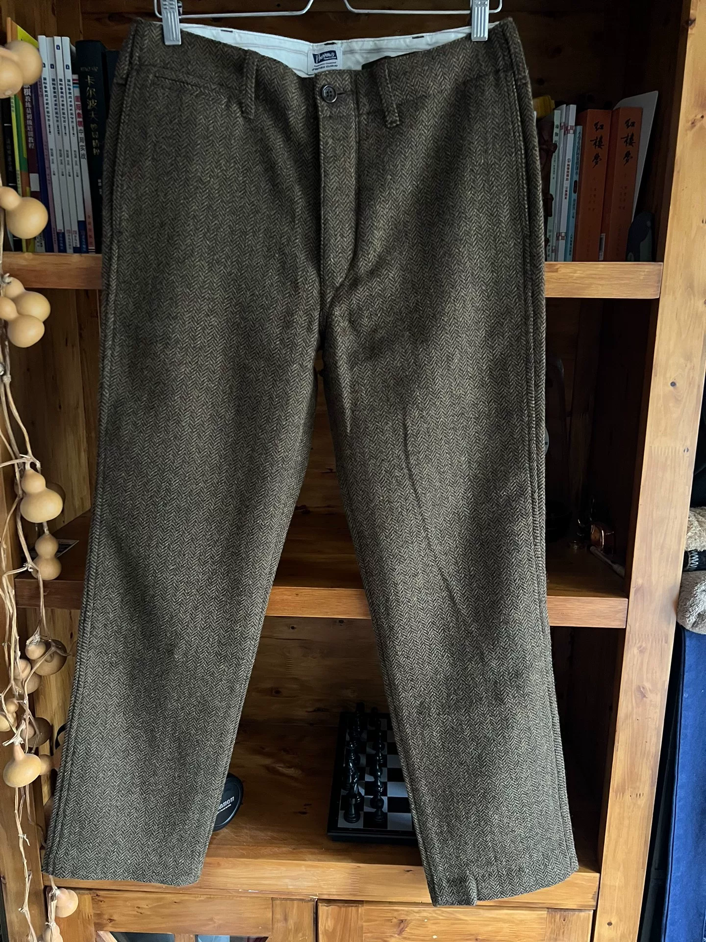 Pherrows Japanese Wool Vintage Suit Set — detail