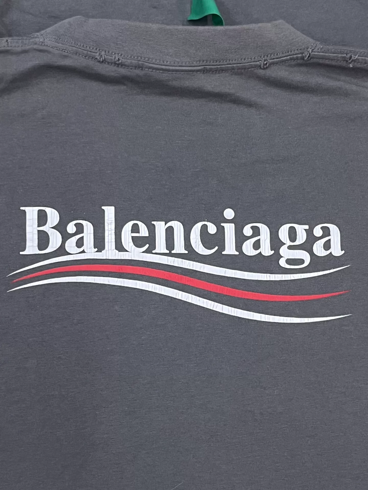 Balenciaga Political Campaign FW22 Logo T-Shirt — detail
