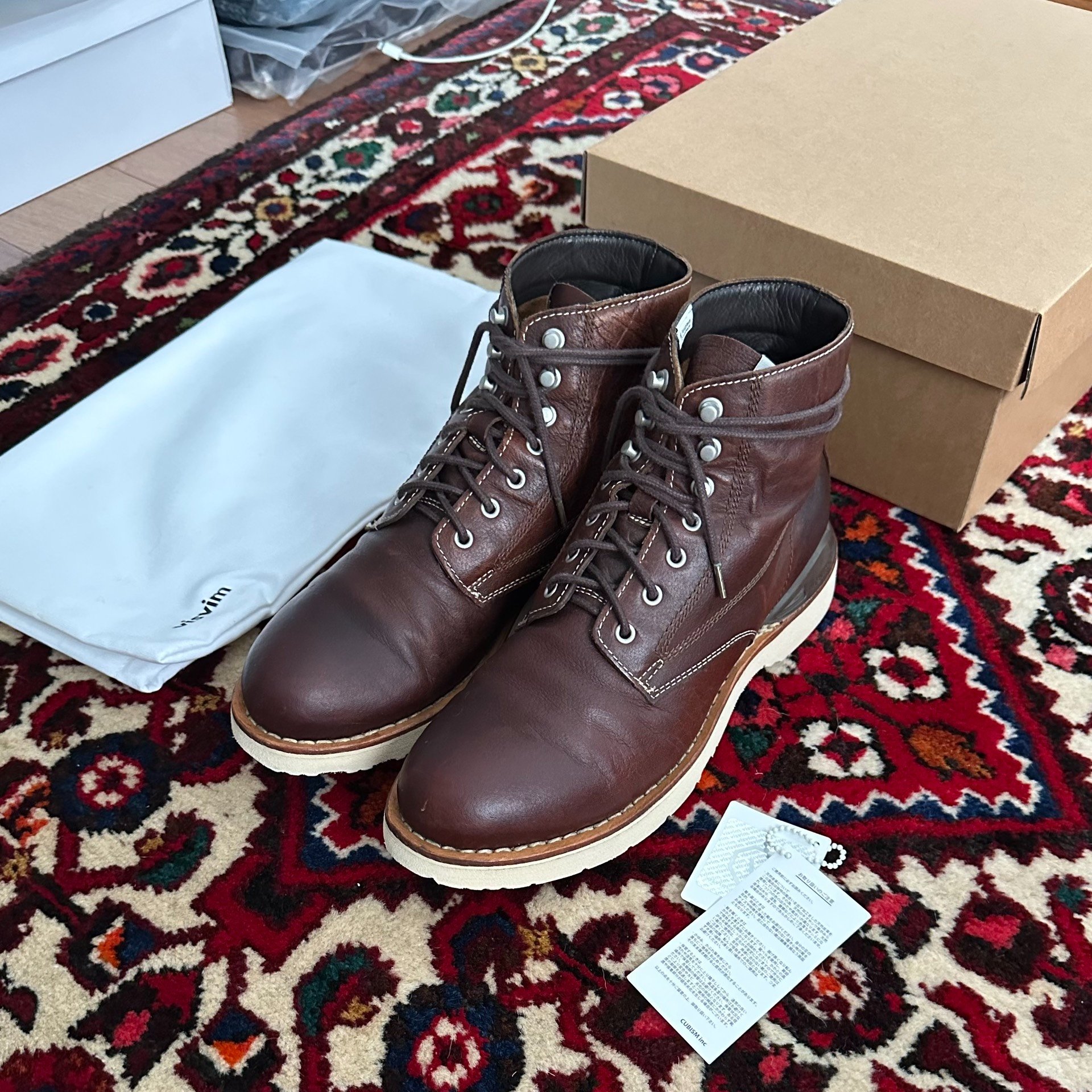 visvim VIRGIL BOOTS KNGR FOLK — front