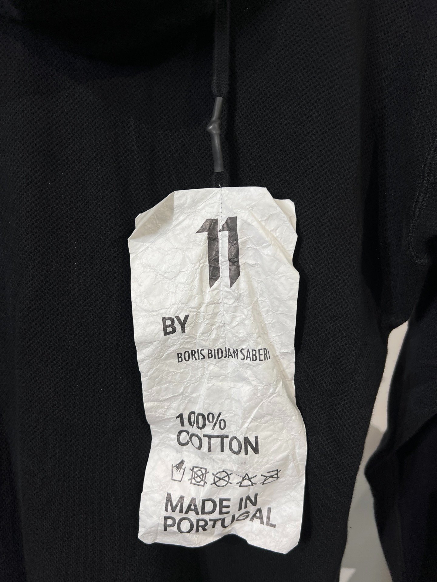 Boris Bidjan Saberi 11by bbs H1 Hoodie — label