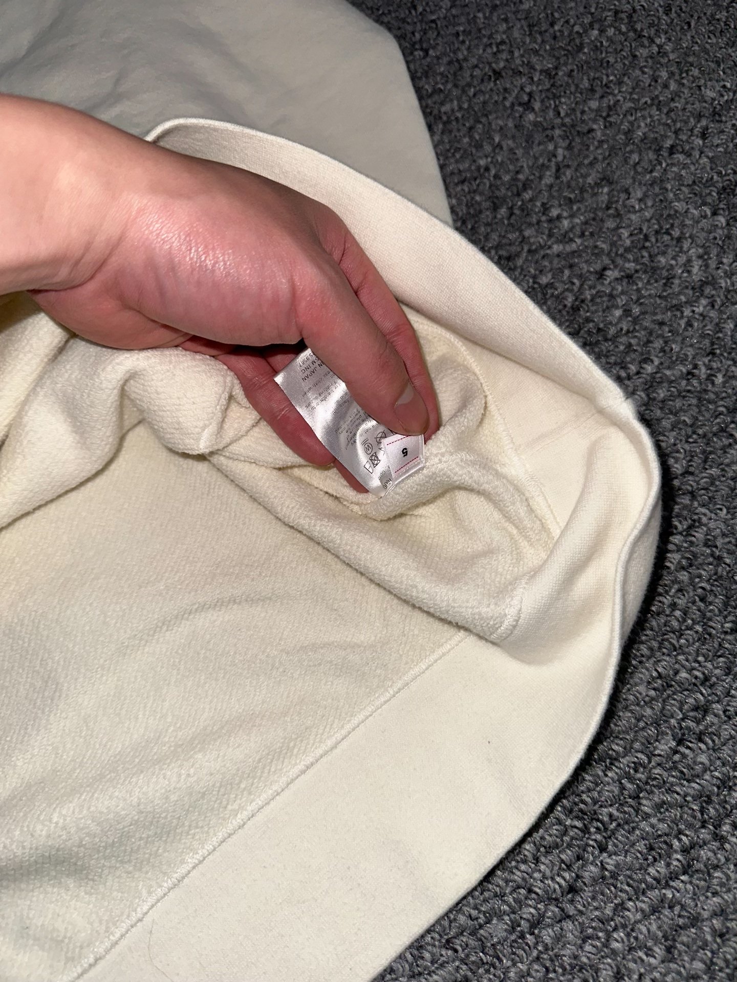 visvim Magazine Limited White Hoodie — back