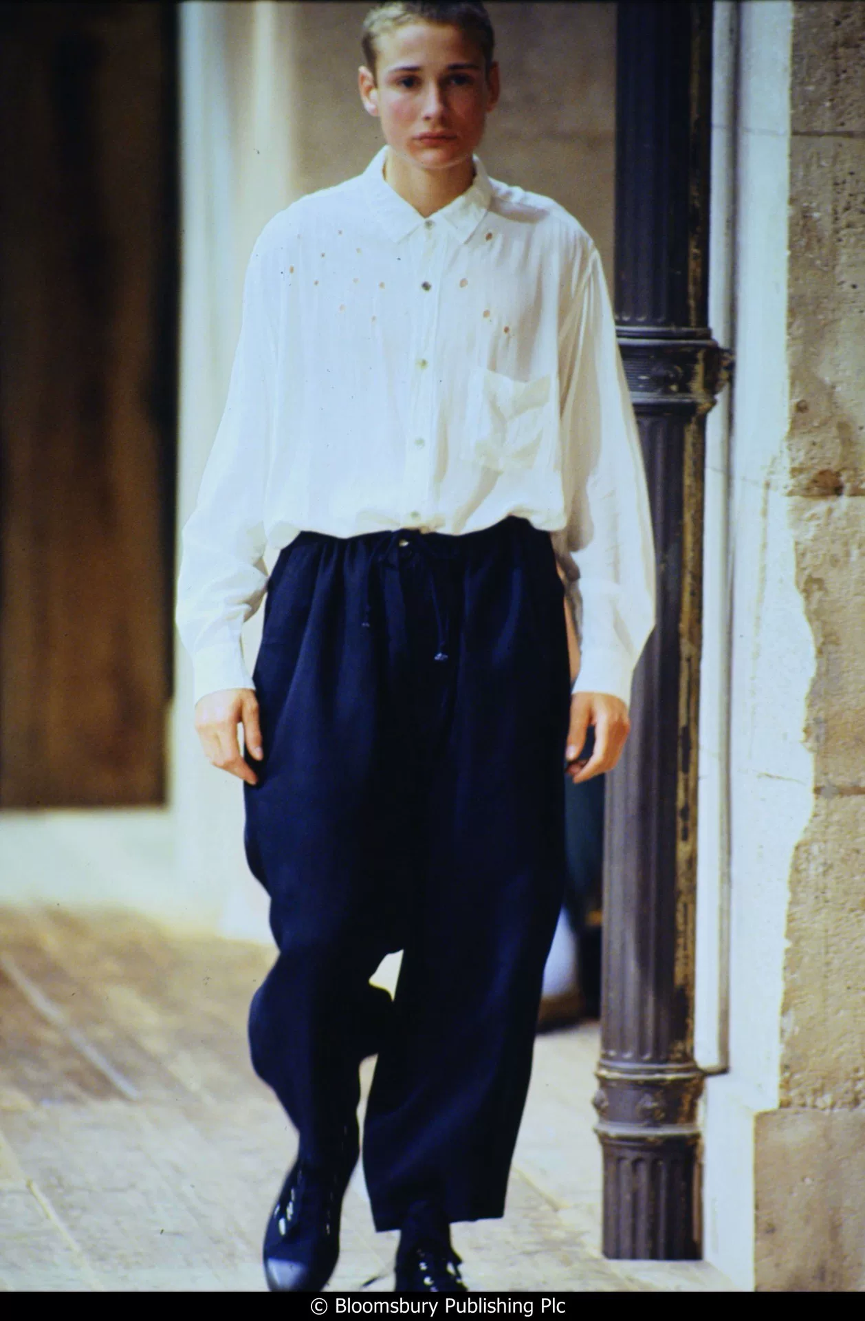 Yohji Yamamoto 92SS Bullet Hole Shirt — front