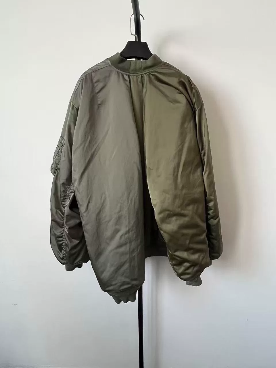 Balenciaga Green Pilot Jacket — front