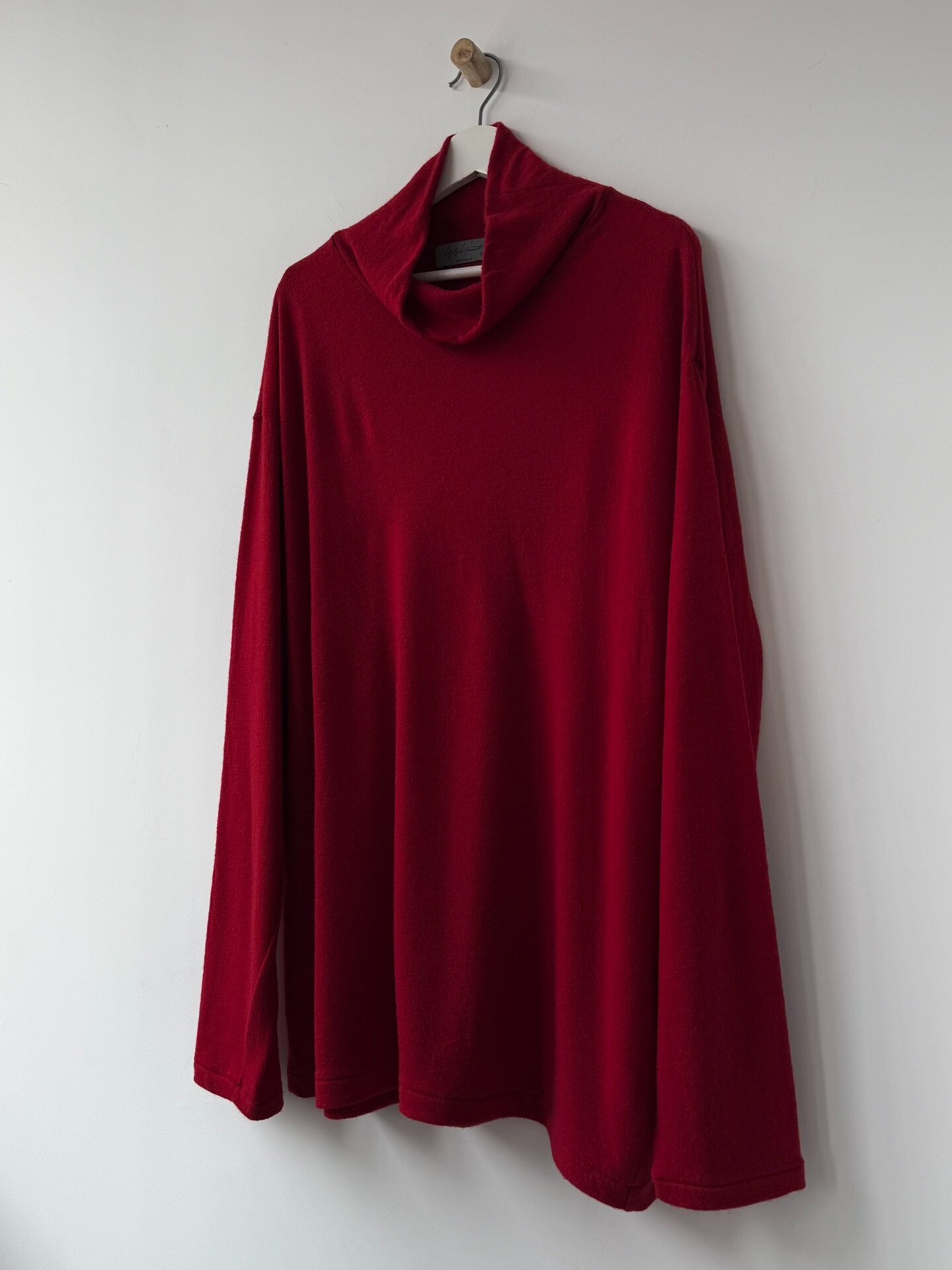 Yohji Yamamoto 23AW Wool Turtleneck Top — front