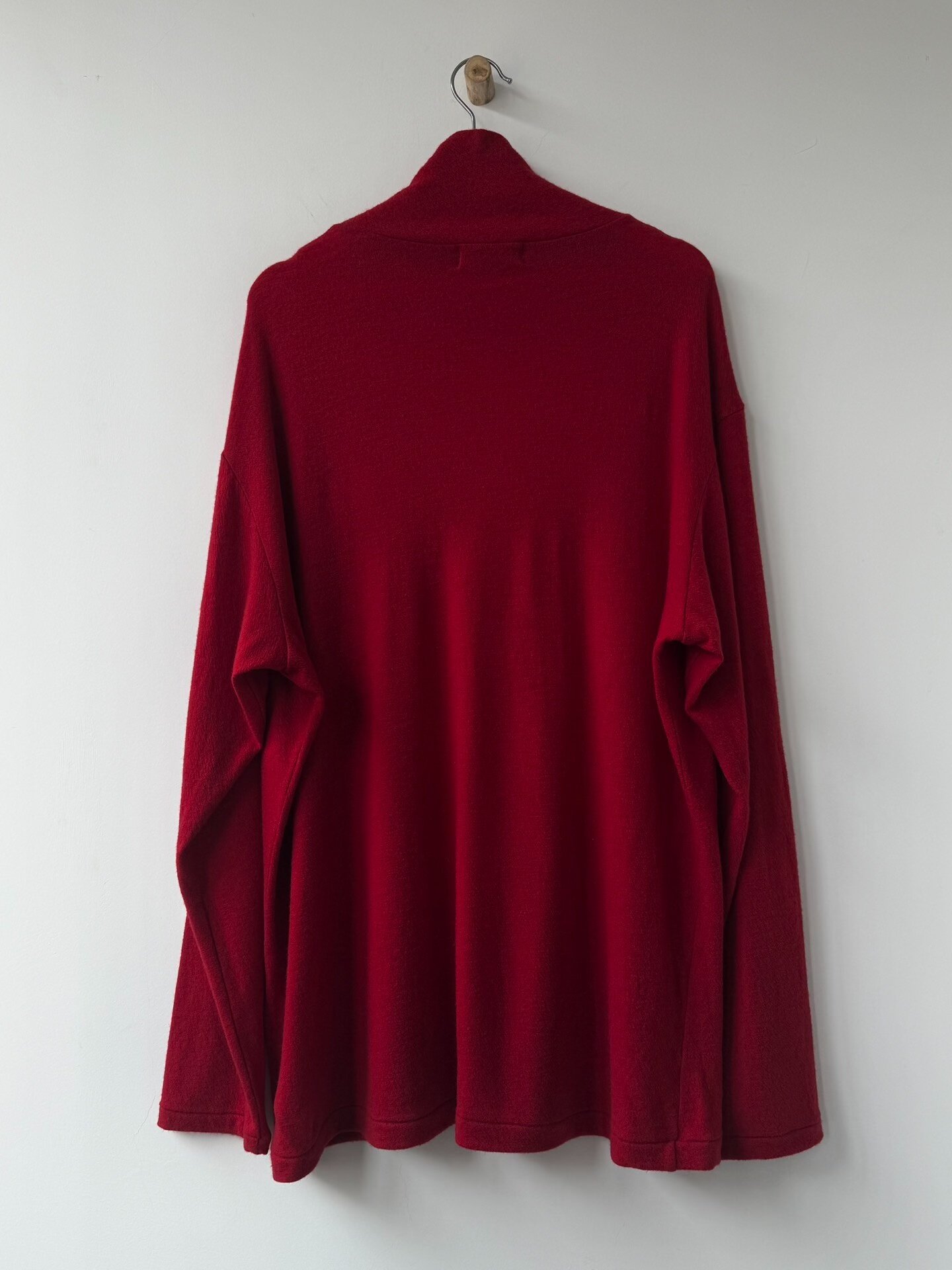 Yohji Yamamoto 23AW Wool Turtleneck Top — back