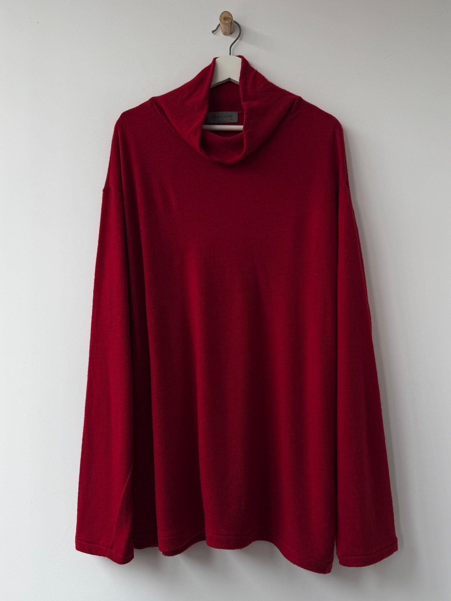 Yohji Yamamoto 23AW Wool Turtleneck Top