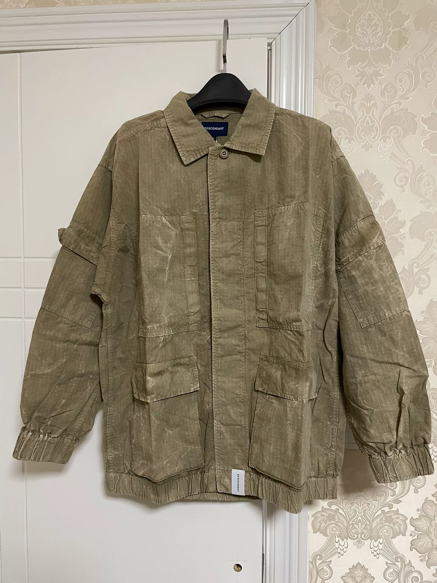 Descendant DWU Ripstop Shirt Jacket 18AW — detail