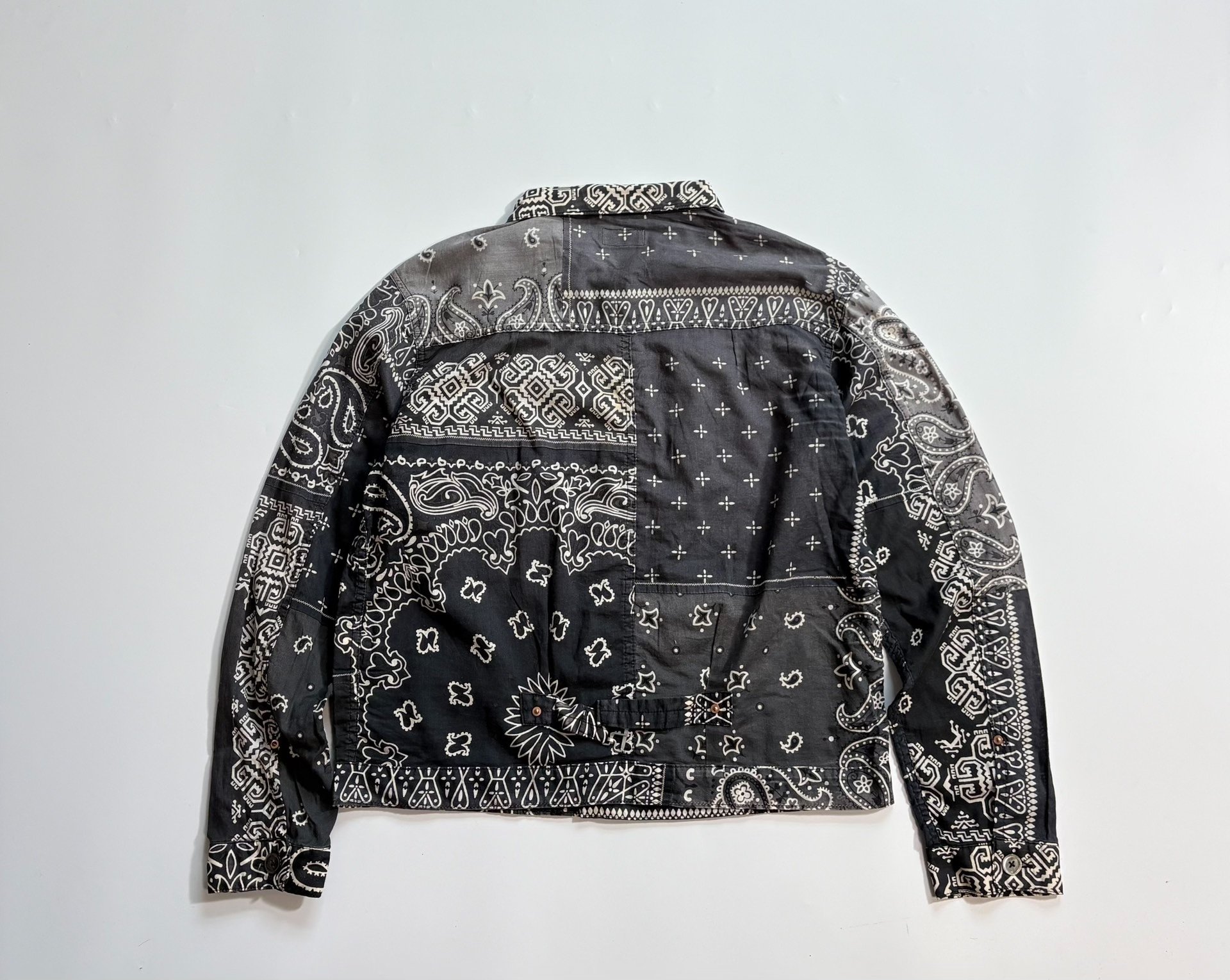KAPITAL Paisley Patchwork Jacket — detail