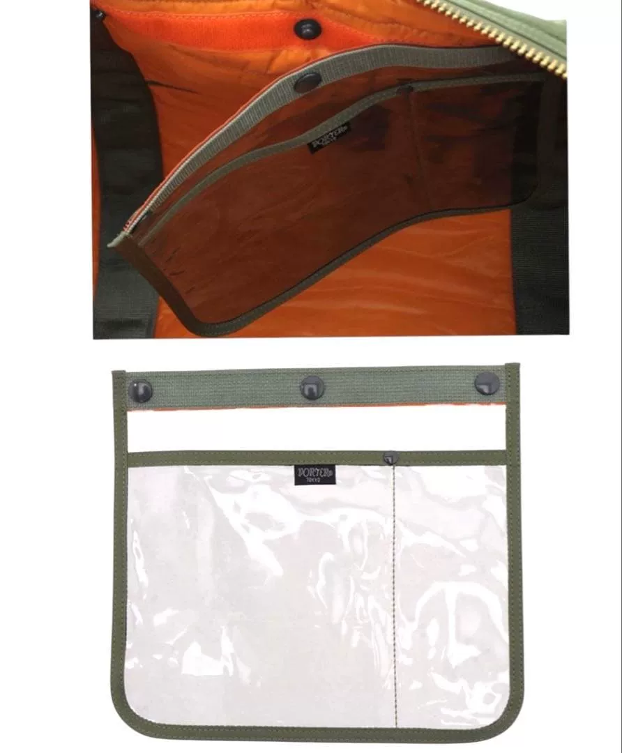 Porter Tanker XL Sand Green Travel Bag — back