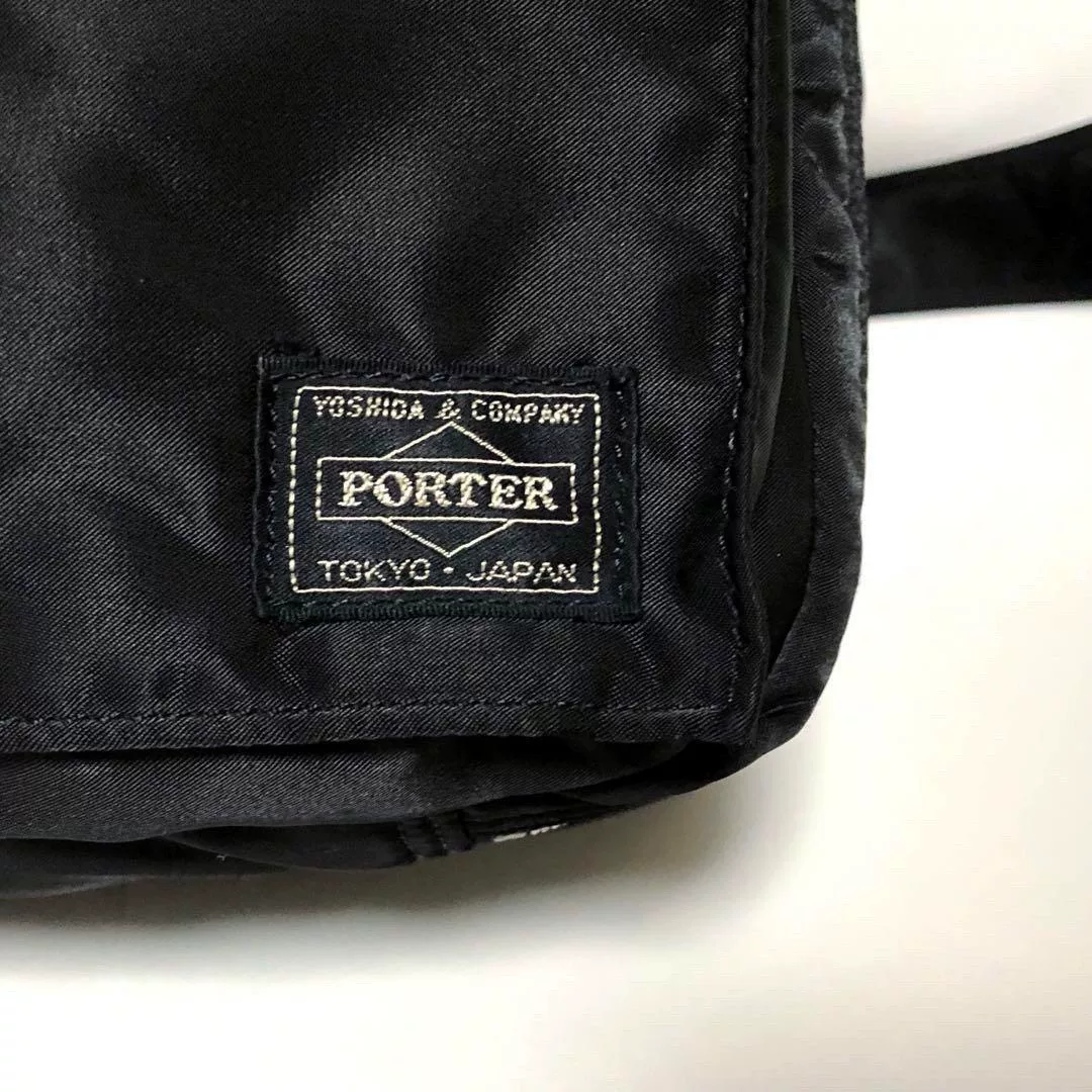 Porter Tanker XL A4 Single-Shoulder Bag — label