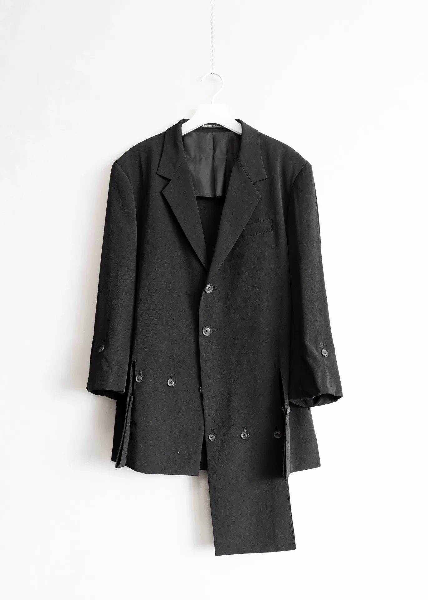 Yohji Yamamoto 25SS Deconstructed Asymmetric Coat