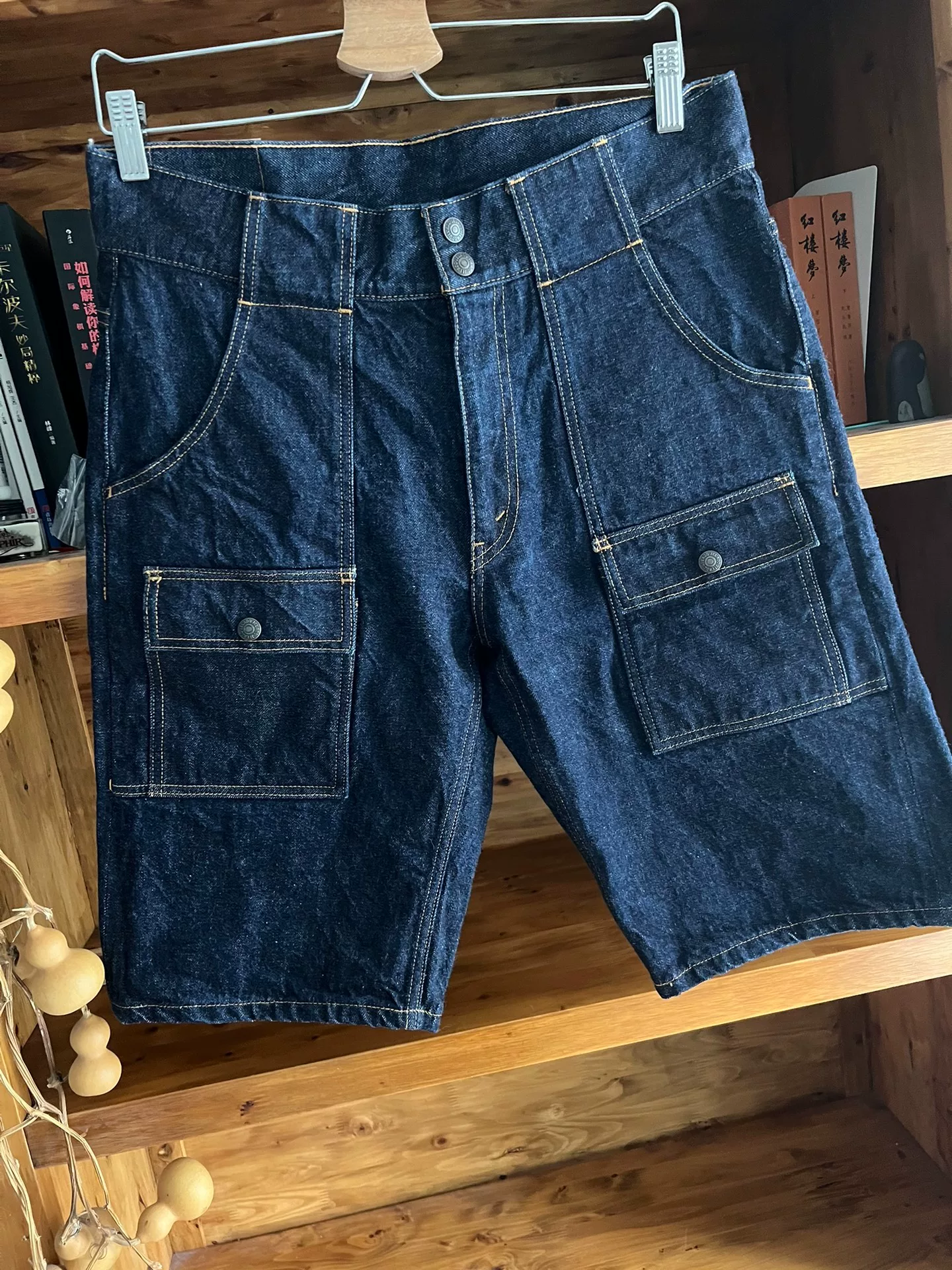 Jelado Japanese Selvedge Denim Shorts — front