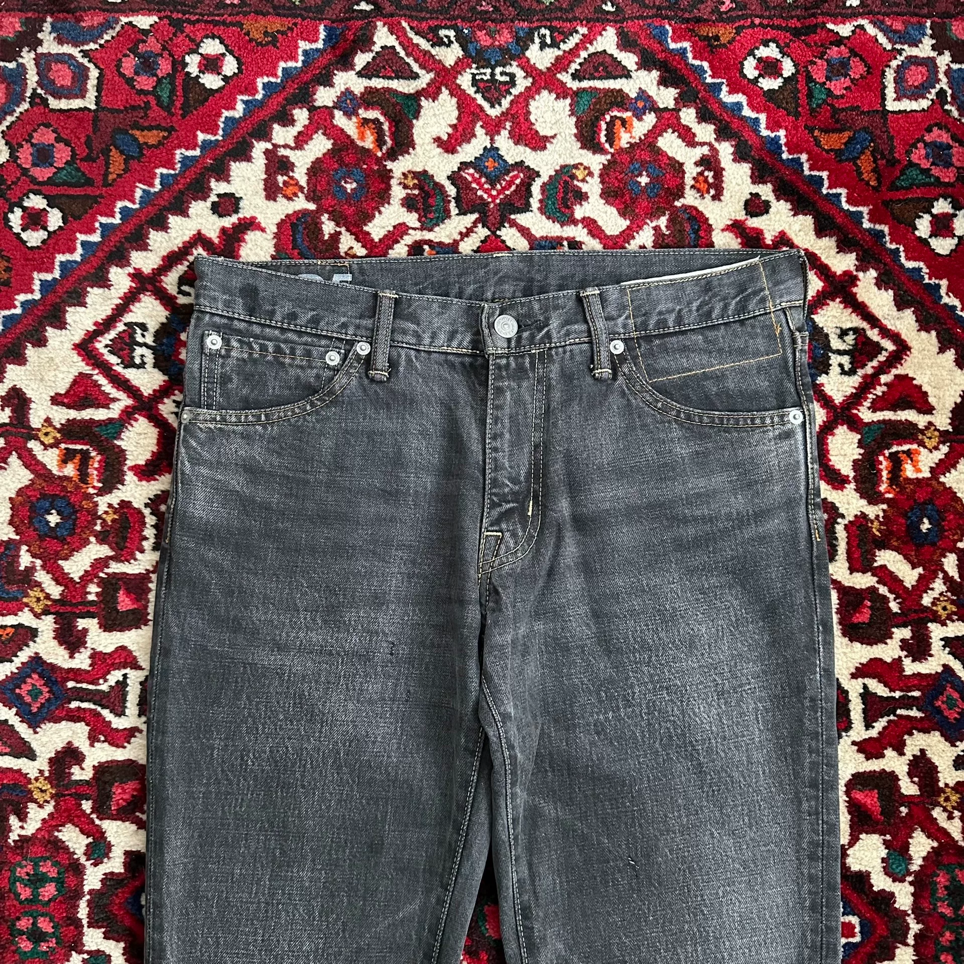 visvim 14aw 04d5 Black Jeans — detail