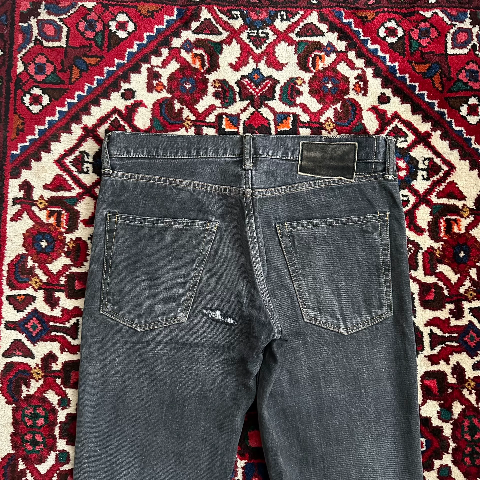 visvim 14aw 04d5 Black Jeans — back