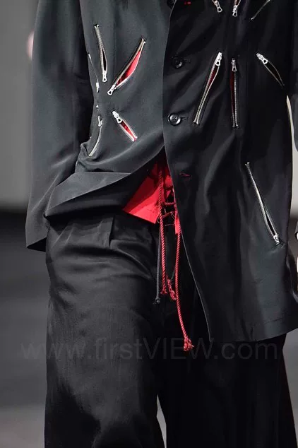 Yohji Yamamoto 19SS Zipper Suit — label