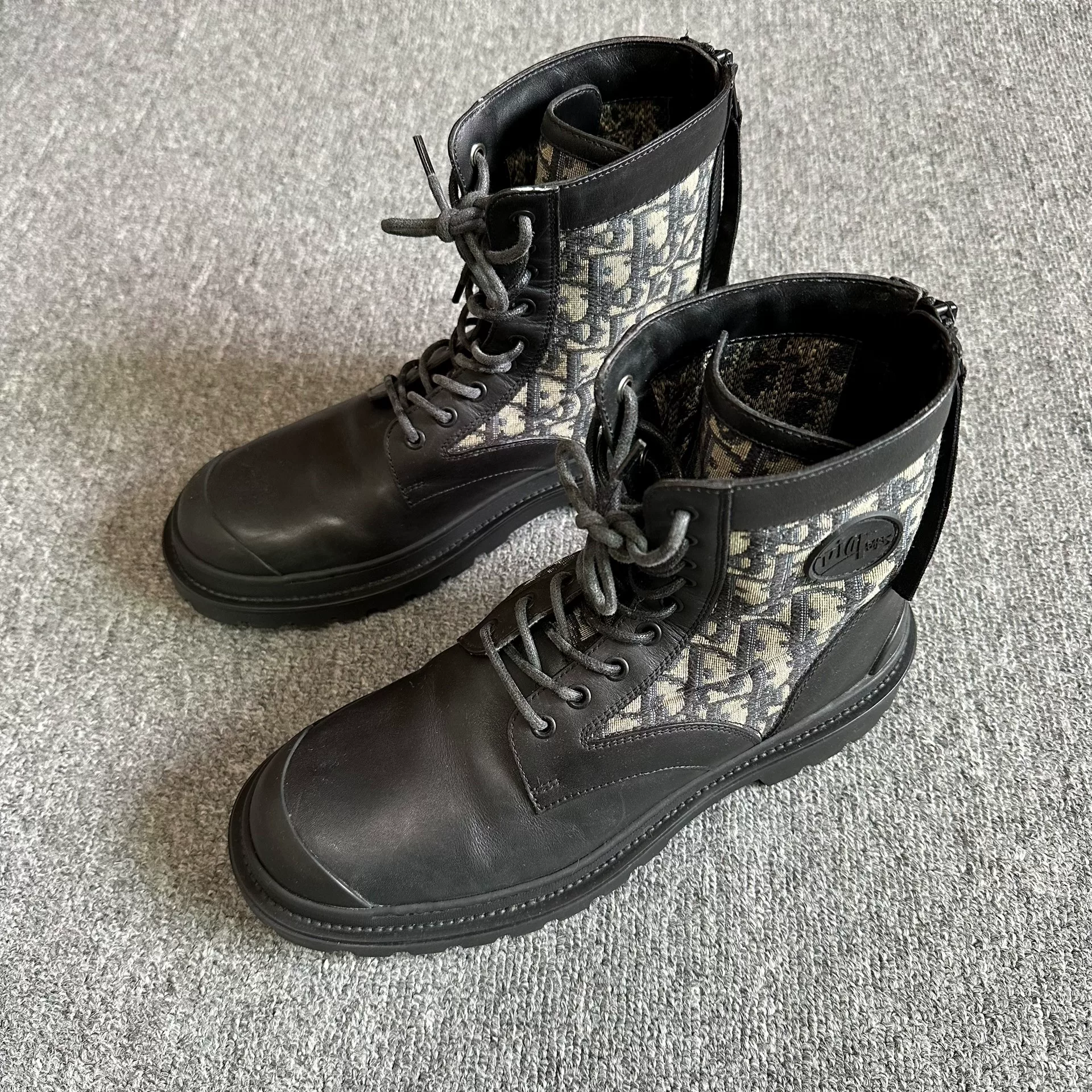Dior Explorer Men's High-Top Martin Boots
