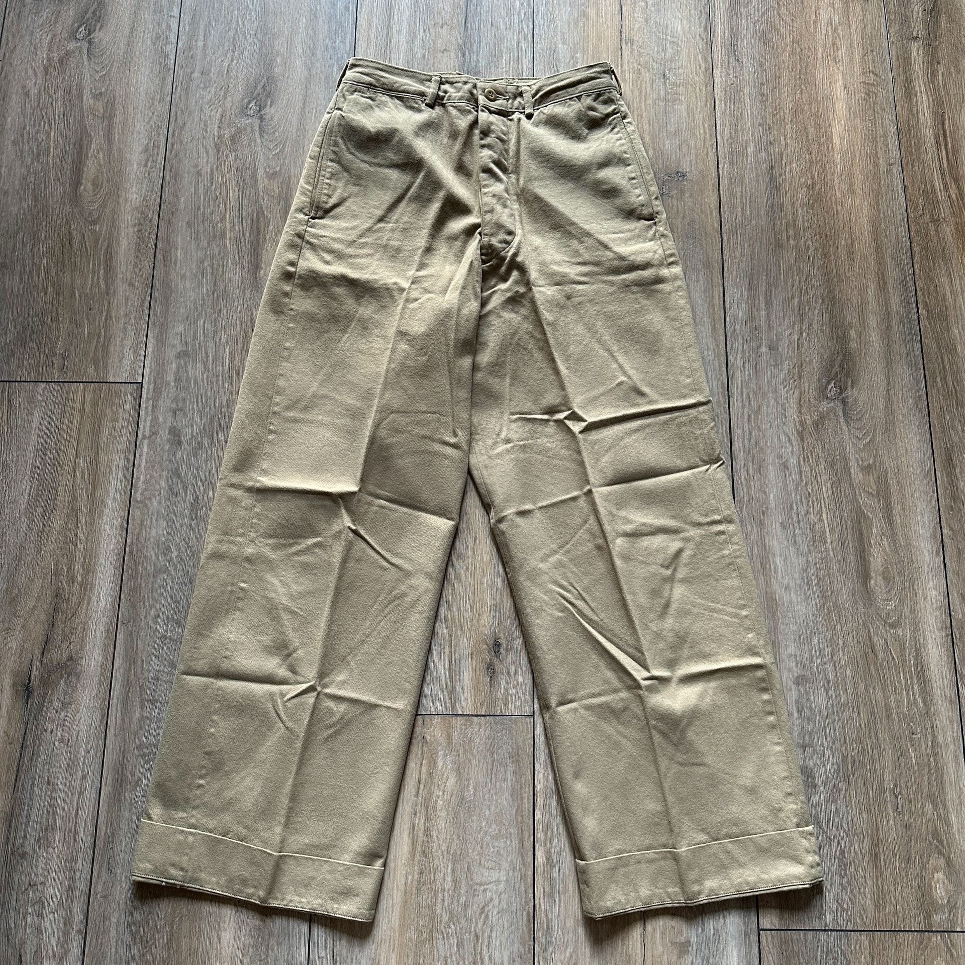 RED CLOUD 1950CH Khaki Wide-Leg Pants