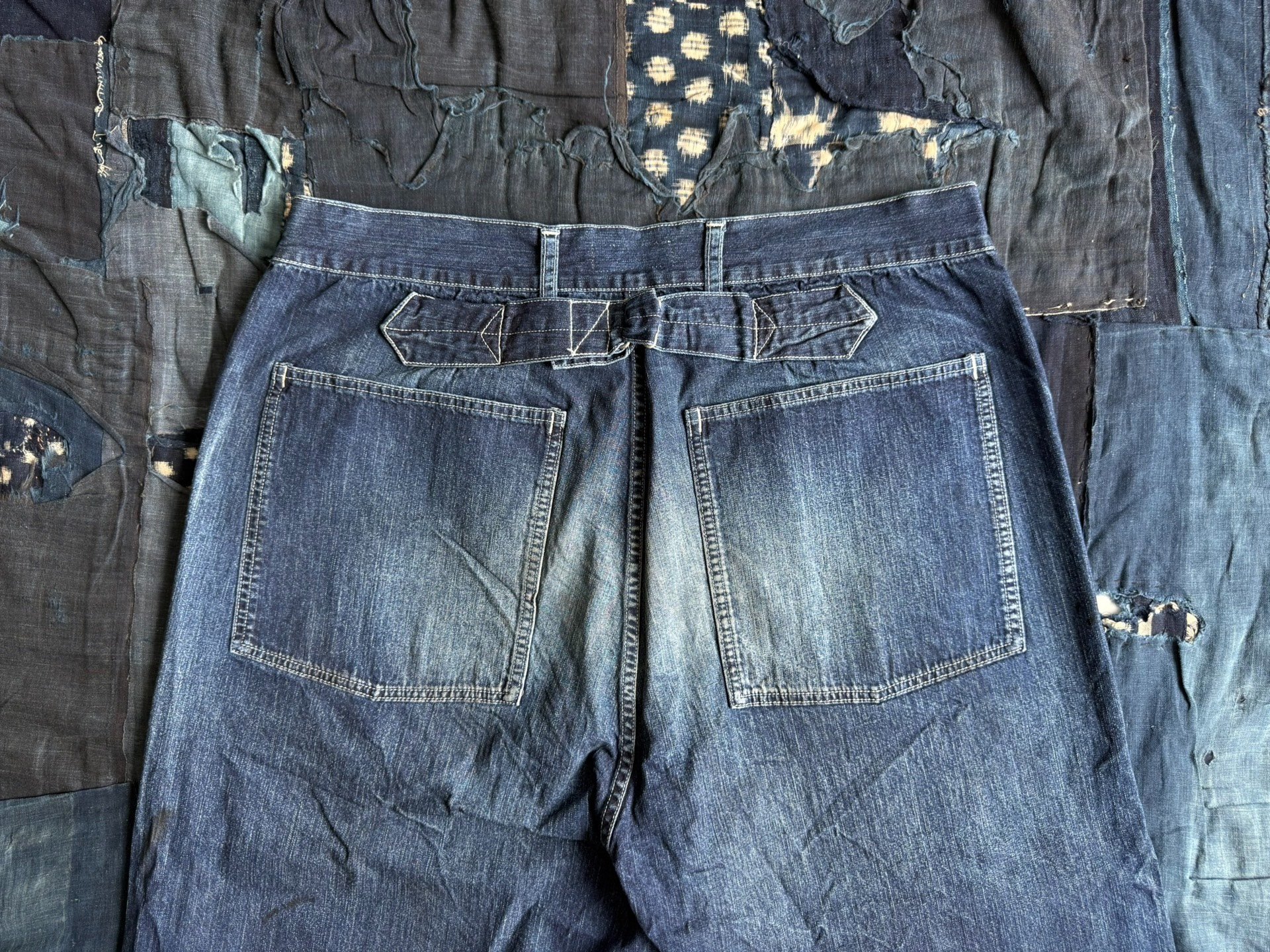 VISVIM 26SS Scout Dry Denim Shorts — label