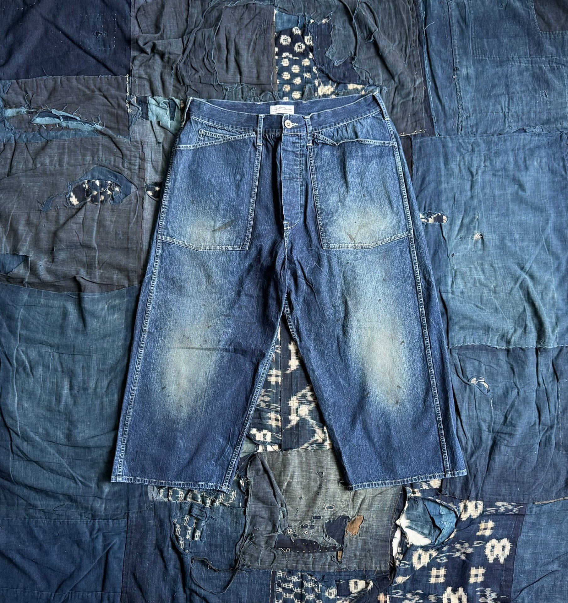 VISVIM 26SS Scout Dry Denim Shorts