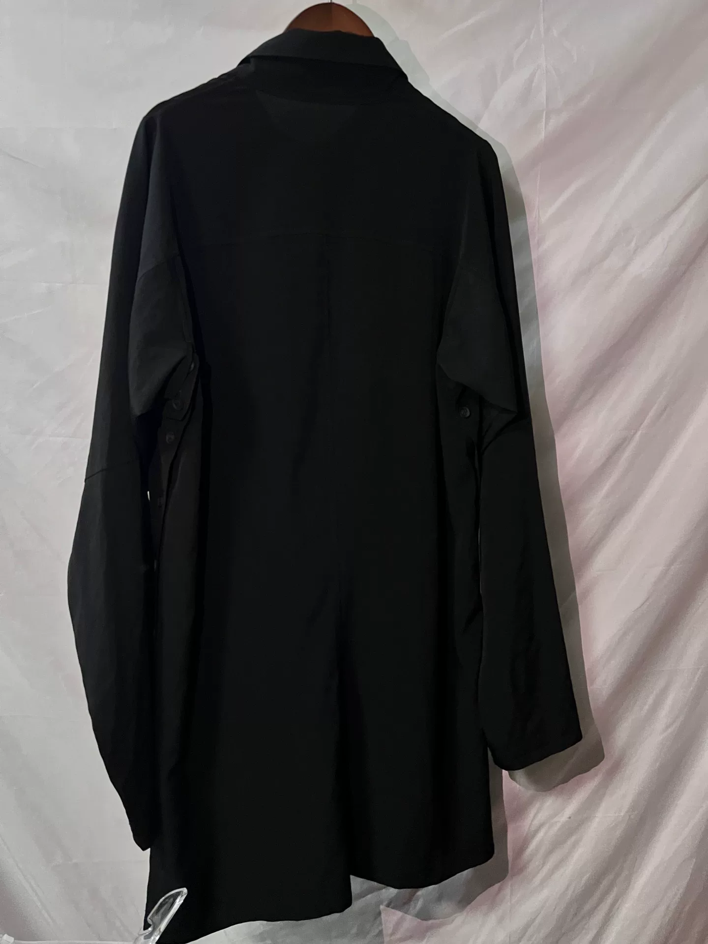 Yohji Yamamoto Deconstructed Acetate Shirt — back