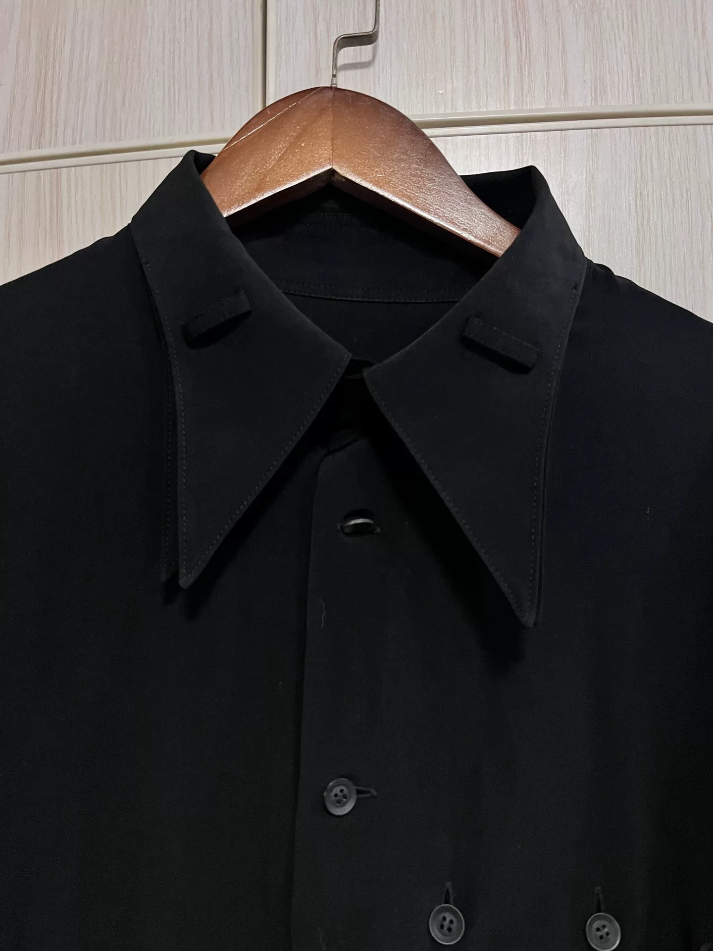 Yohji Yamamoto Deconstructed Acetate Shirt — front