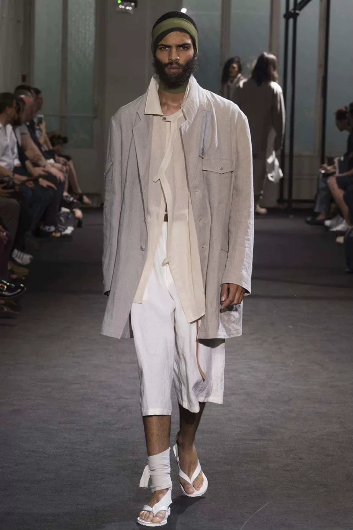 Yohji Yamamoto 17ss Multi-Pocket Zip Blazer — detail