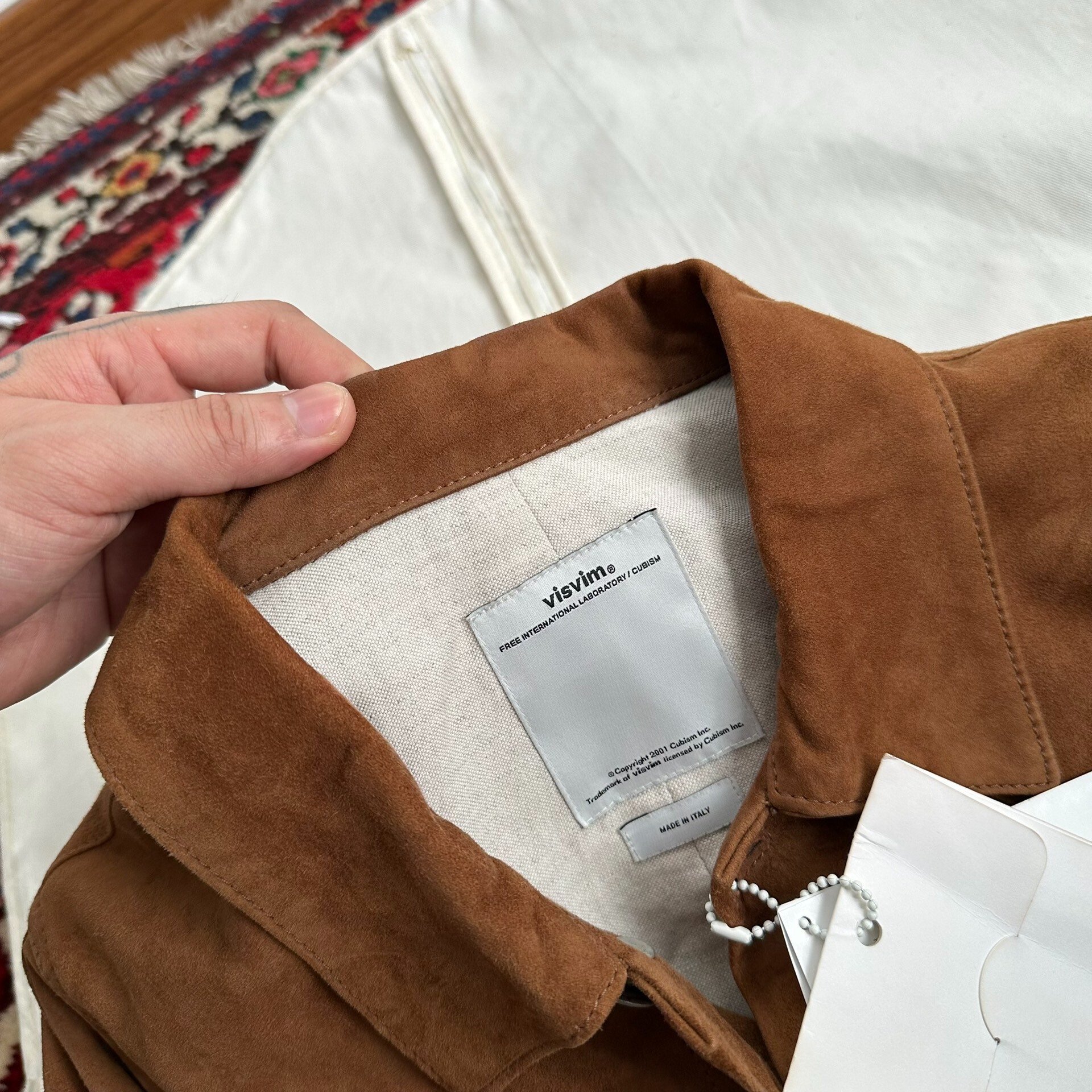 VISVIM 17AW 101 JKT IT Leather Jacket — back