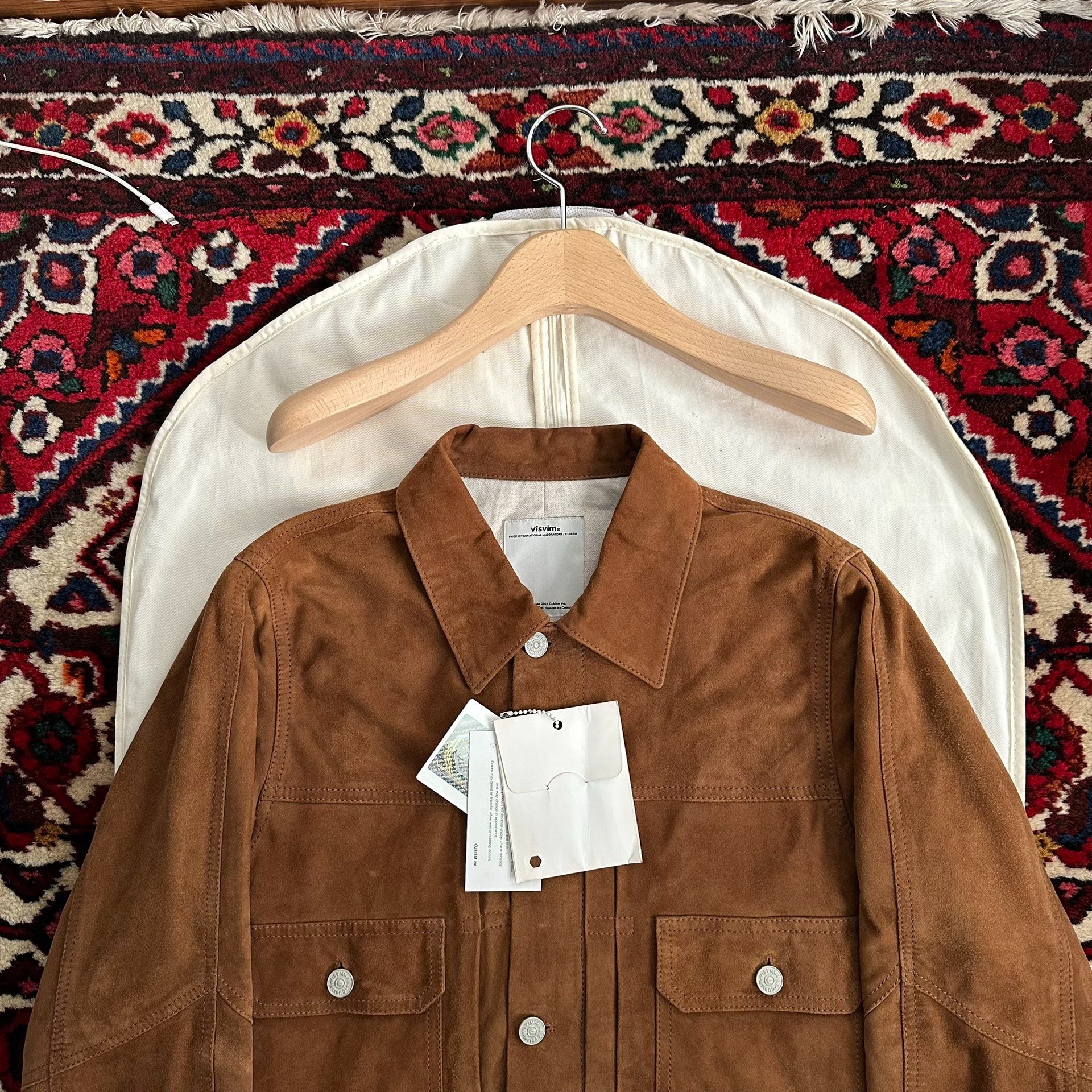 VISVIM 17AW 101 JKT IT Leather Jacket — detail