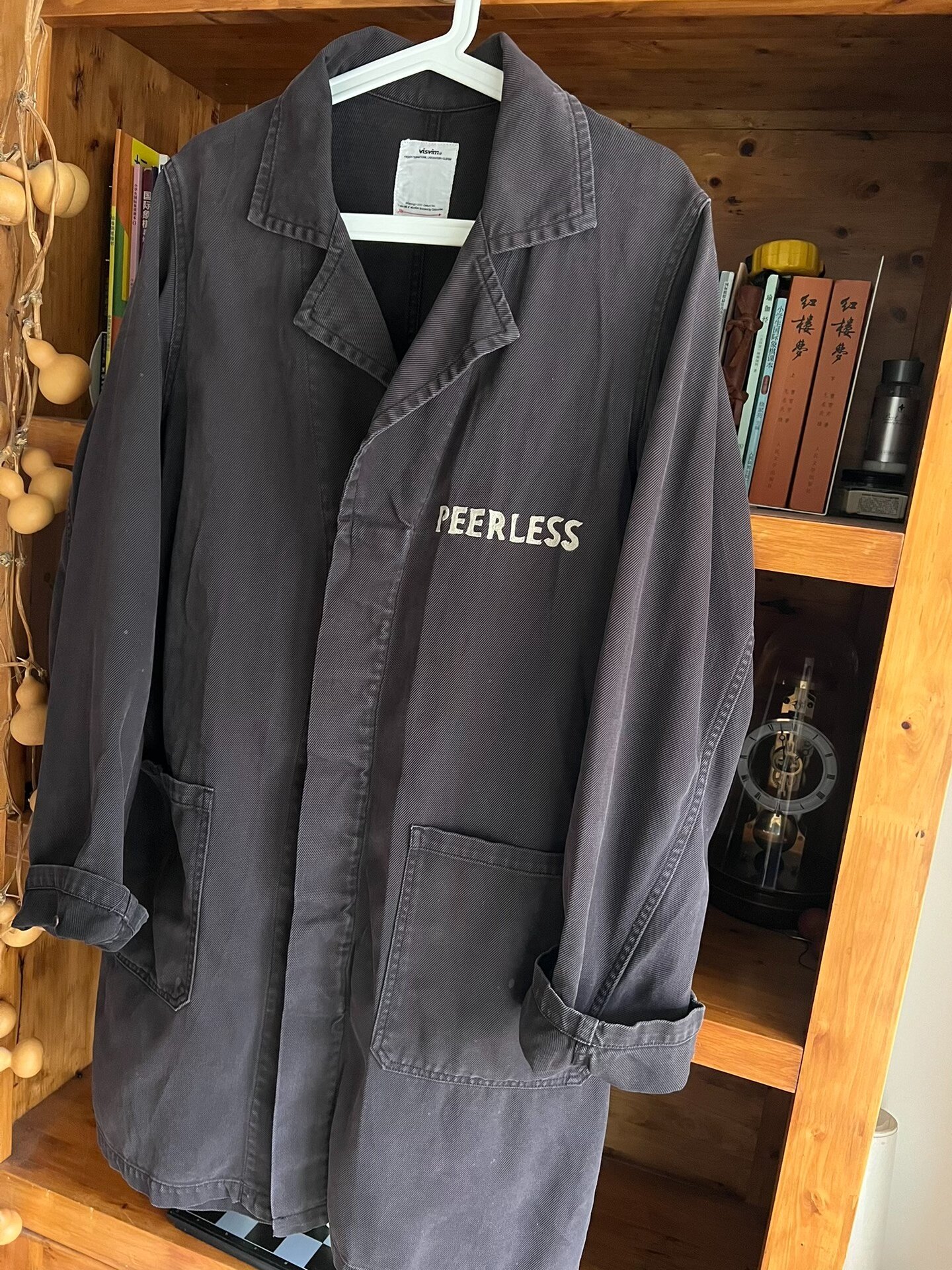 visvim 18AW Peerless Shop Coat — detail