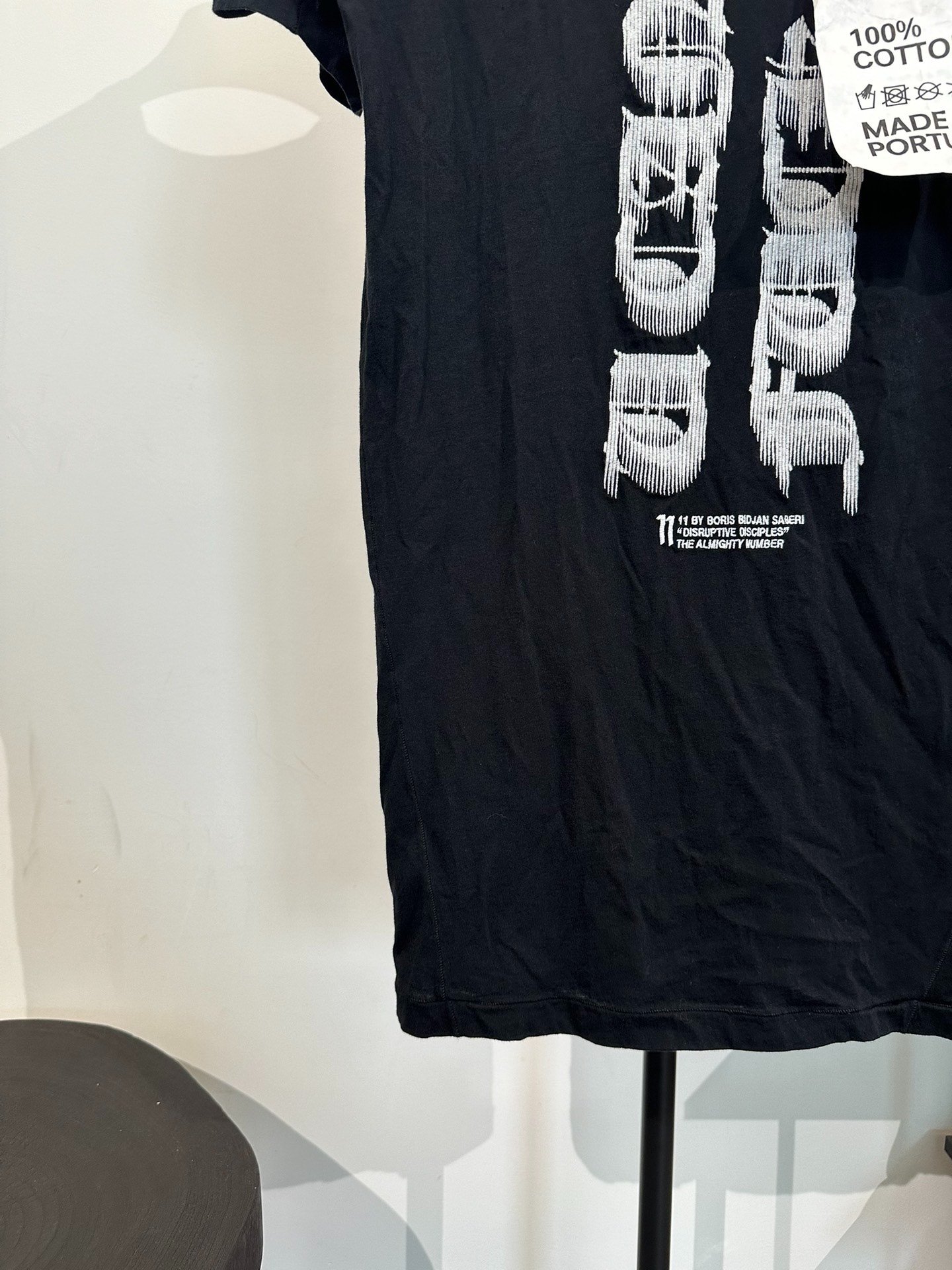 Boris Bidjan Saberi 11by BBS Patch Print T-shirt — label