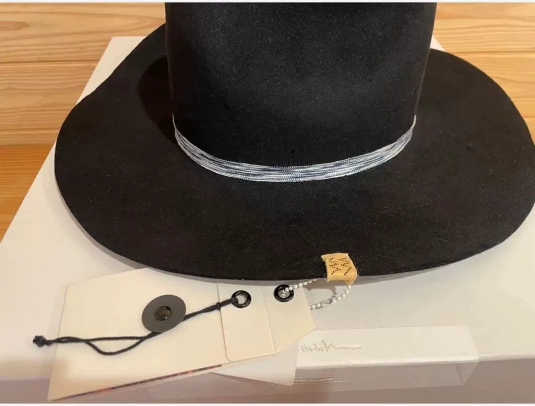 visvim VIN Cowboy Hat Black M-L