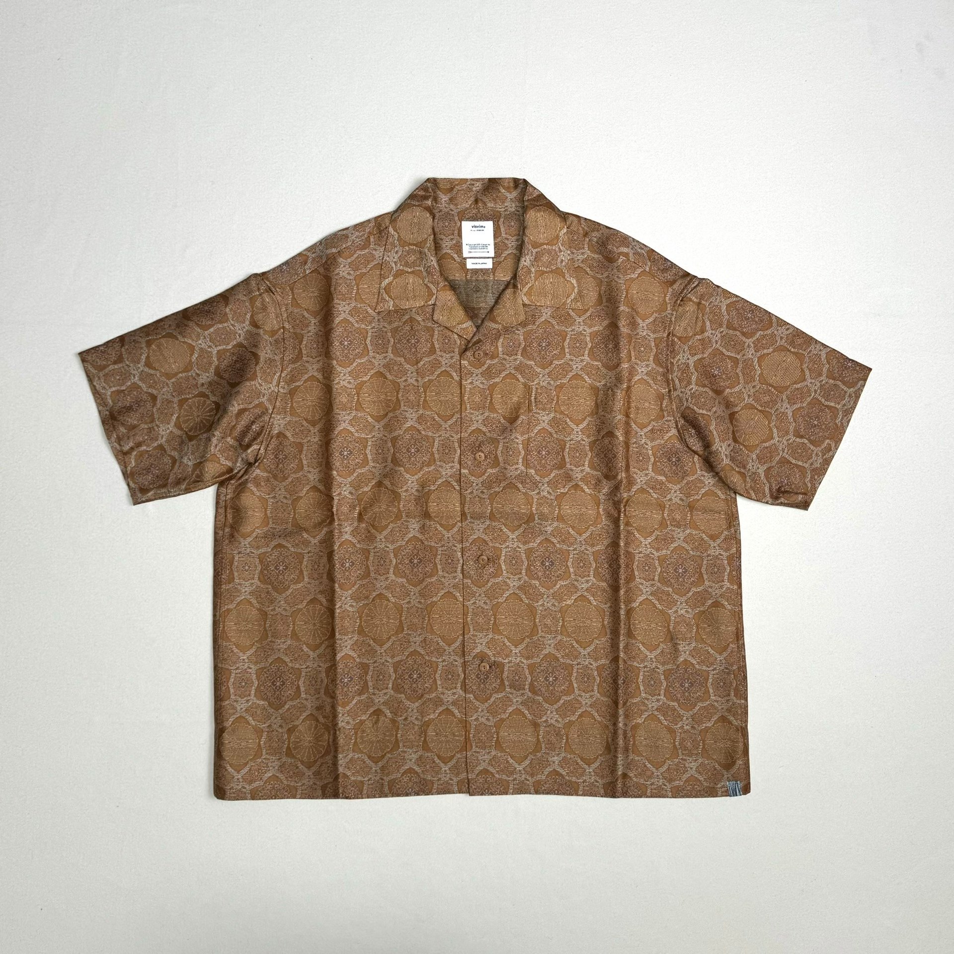VISVIM 24aw Copa S/S Jacquard Shirt