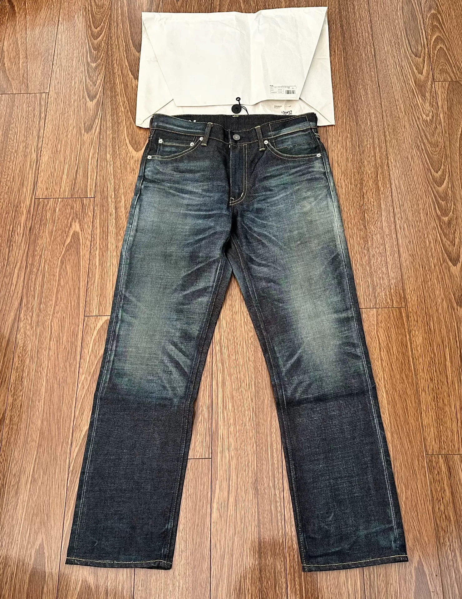 VISVIM Social Sculpture Non Washed Jeans