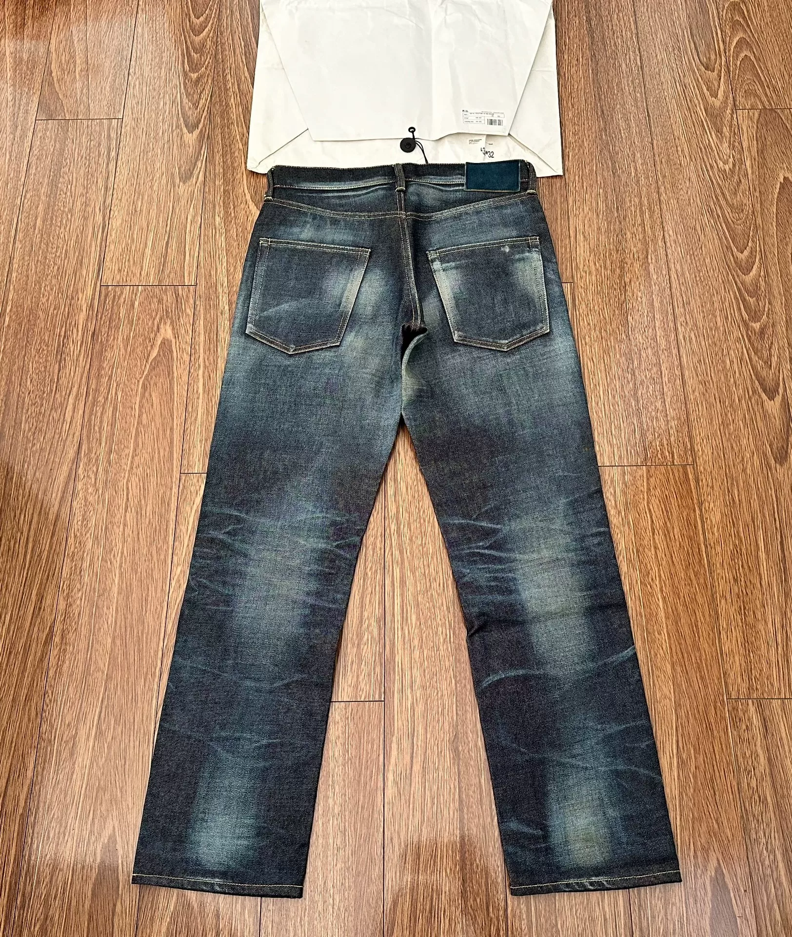 VISVIM Social Sculpture Non Washed Jeans — front