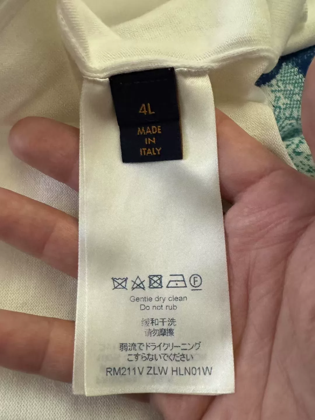 Louis Vuitton Watercolor Monogram Knit Top — back
