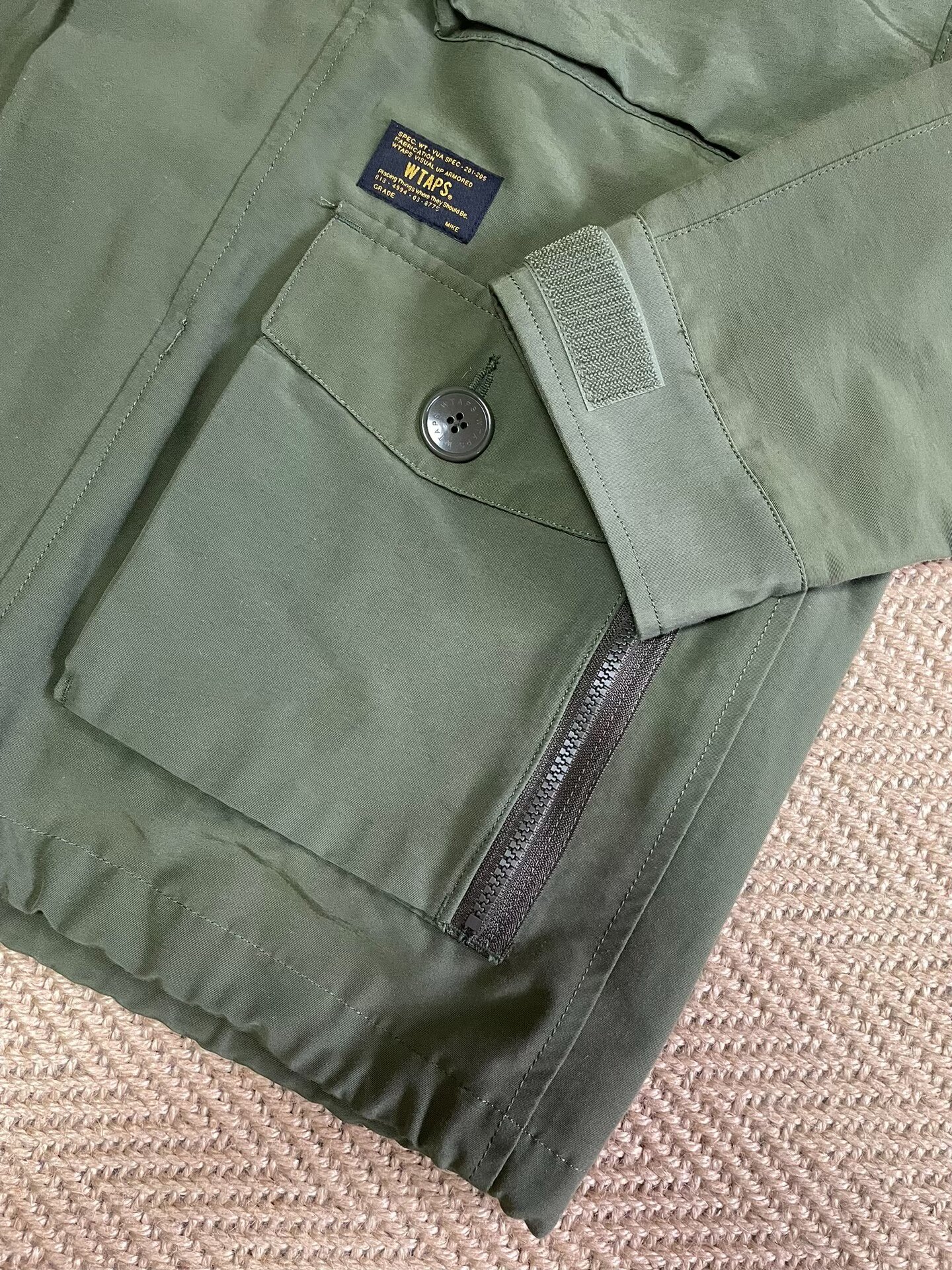 WTAPS Parasmock 60/40 Jacket — detail