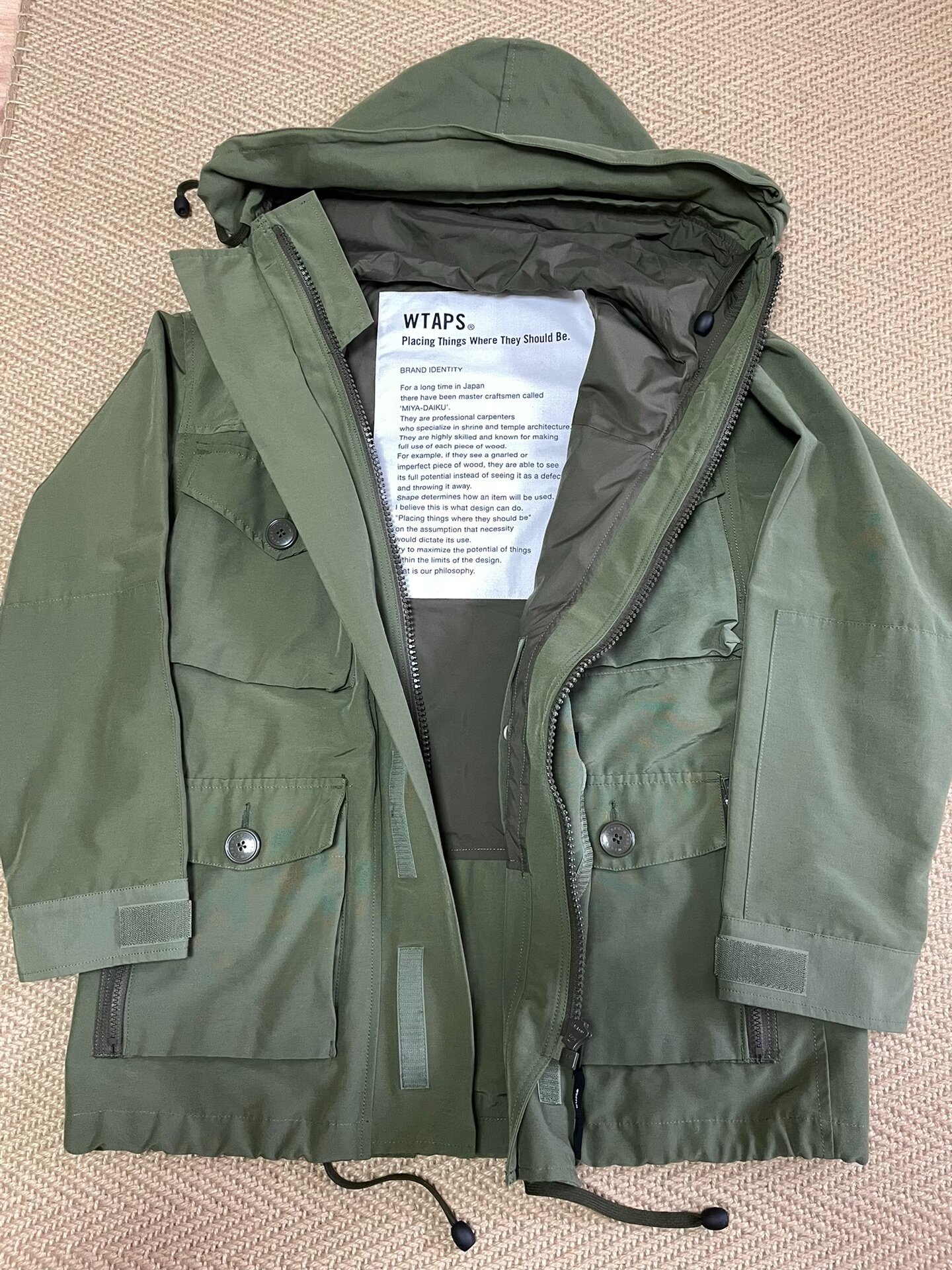 WTAPS Parasmock 60/40 Jacket — front