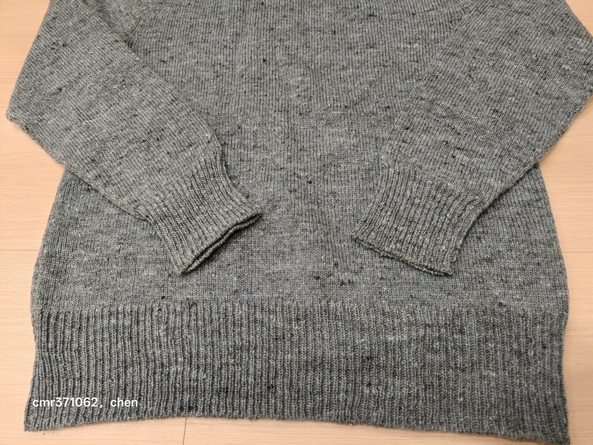 visvim 17AW COLLEGE KNIT L/S — label